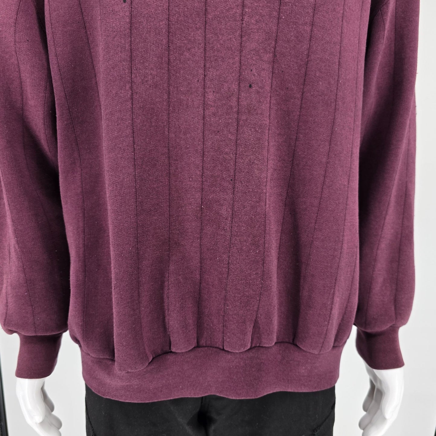 Vintage 1990s JanSport Made in USA "Earlham Classics" Burgundy Sweatshirt (XL)