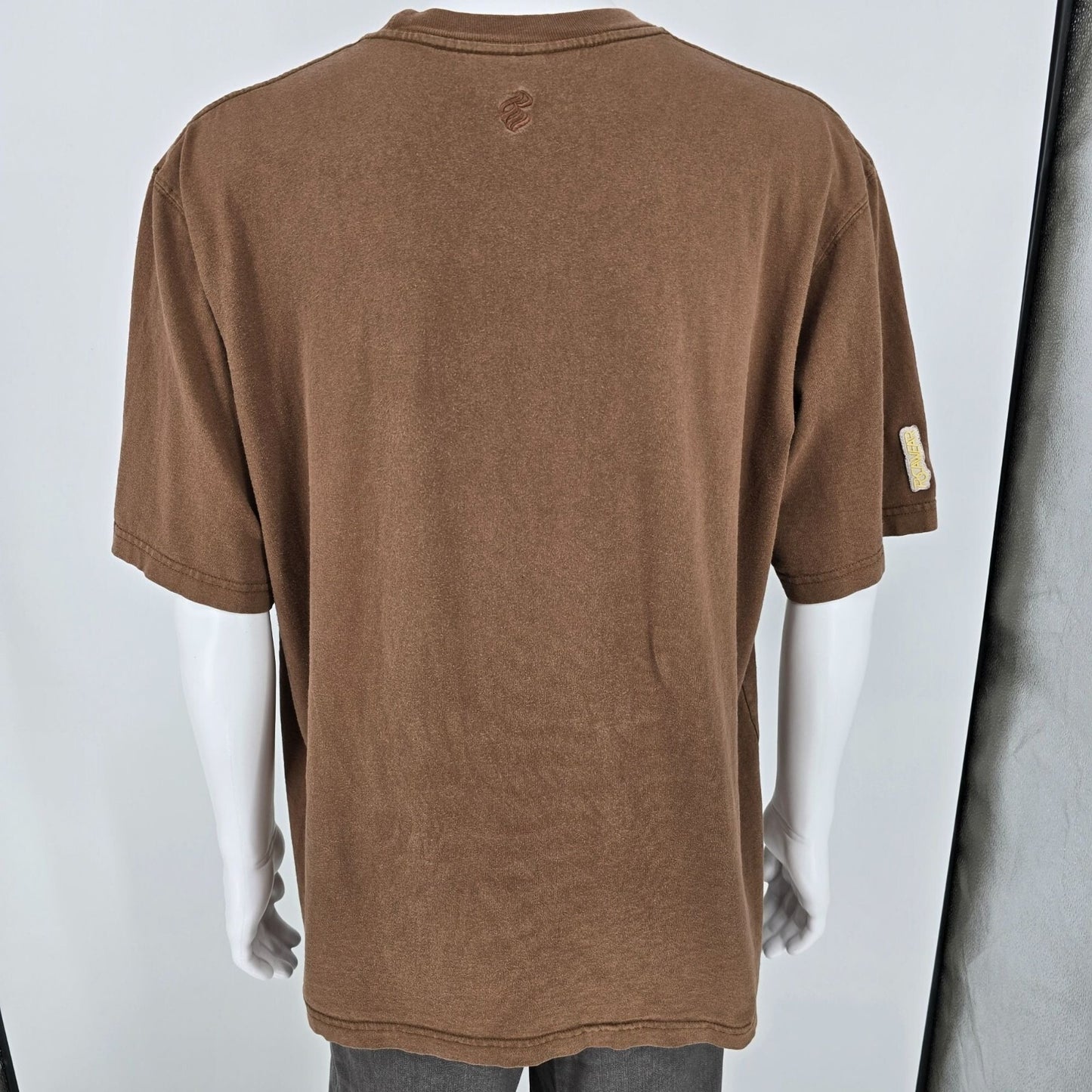 Y2K 2000s Streetwear Rocawear Intercontinental Tour Brown Graphic T-Shirt (XL)