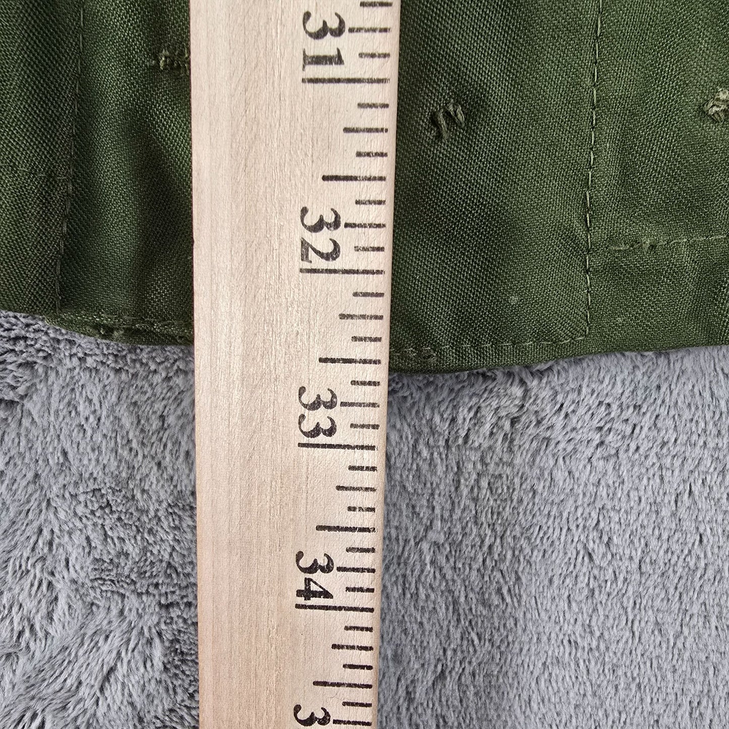 Vintage 1970s Swedish Military Olive Green M59 Field/Utility Coat (Large)