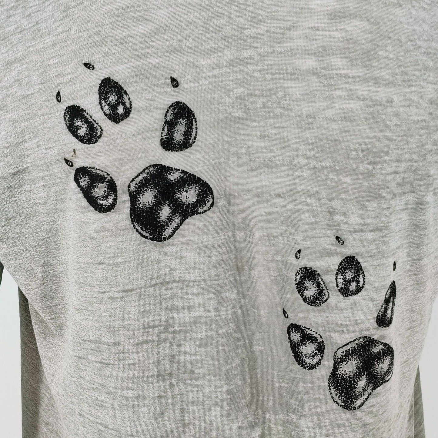 Vintage Single Stitch Timber Wolf Preservation Society Wolf Prints T-Shirt (M)