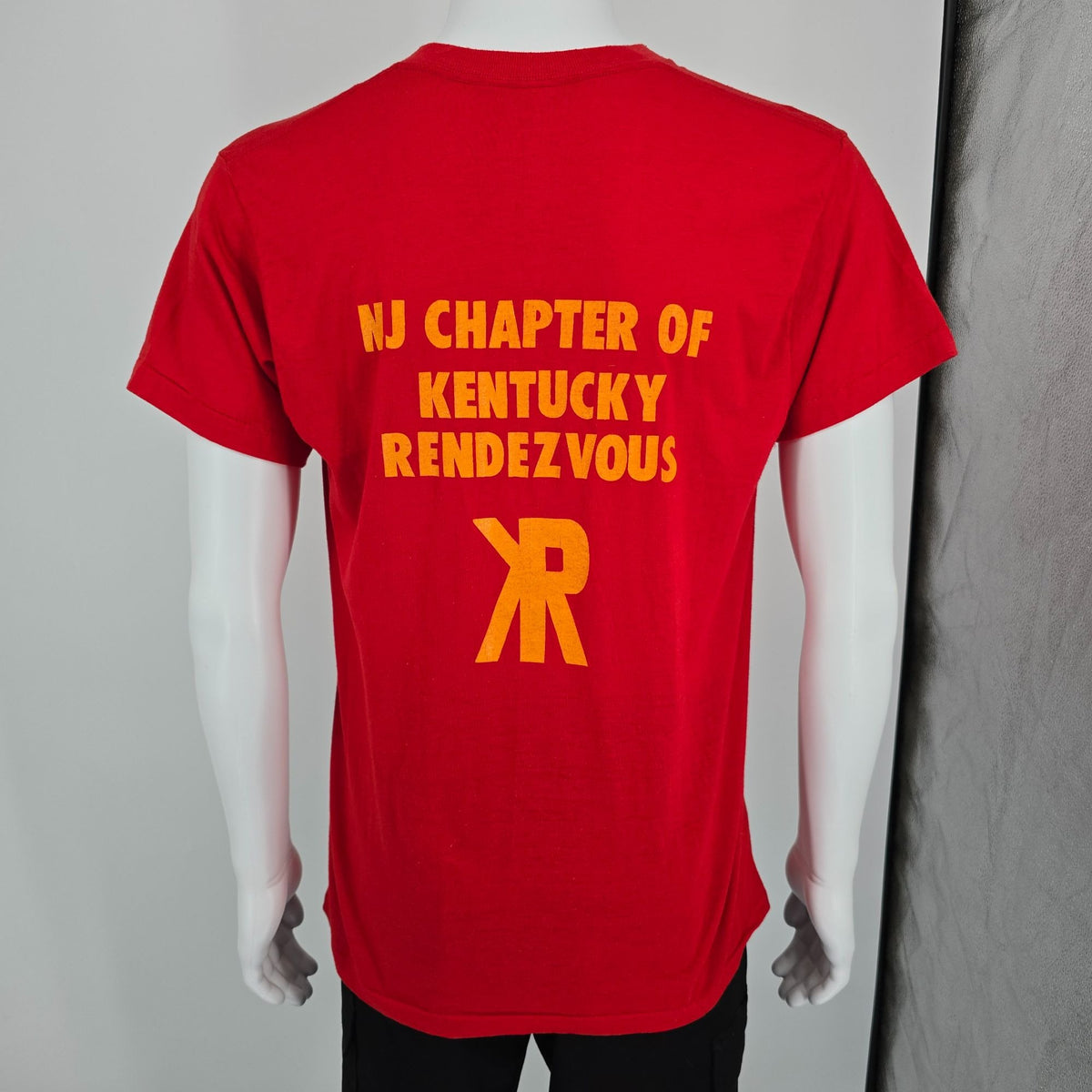 Vintage 1980s Screen Stars Kentucky Rendezvous New Jersey Chapter T-Shirt (M)