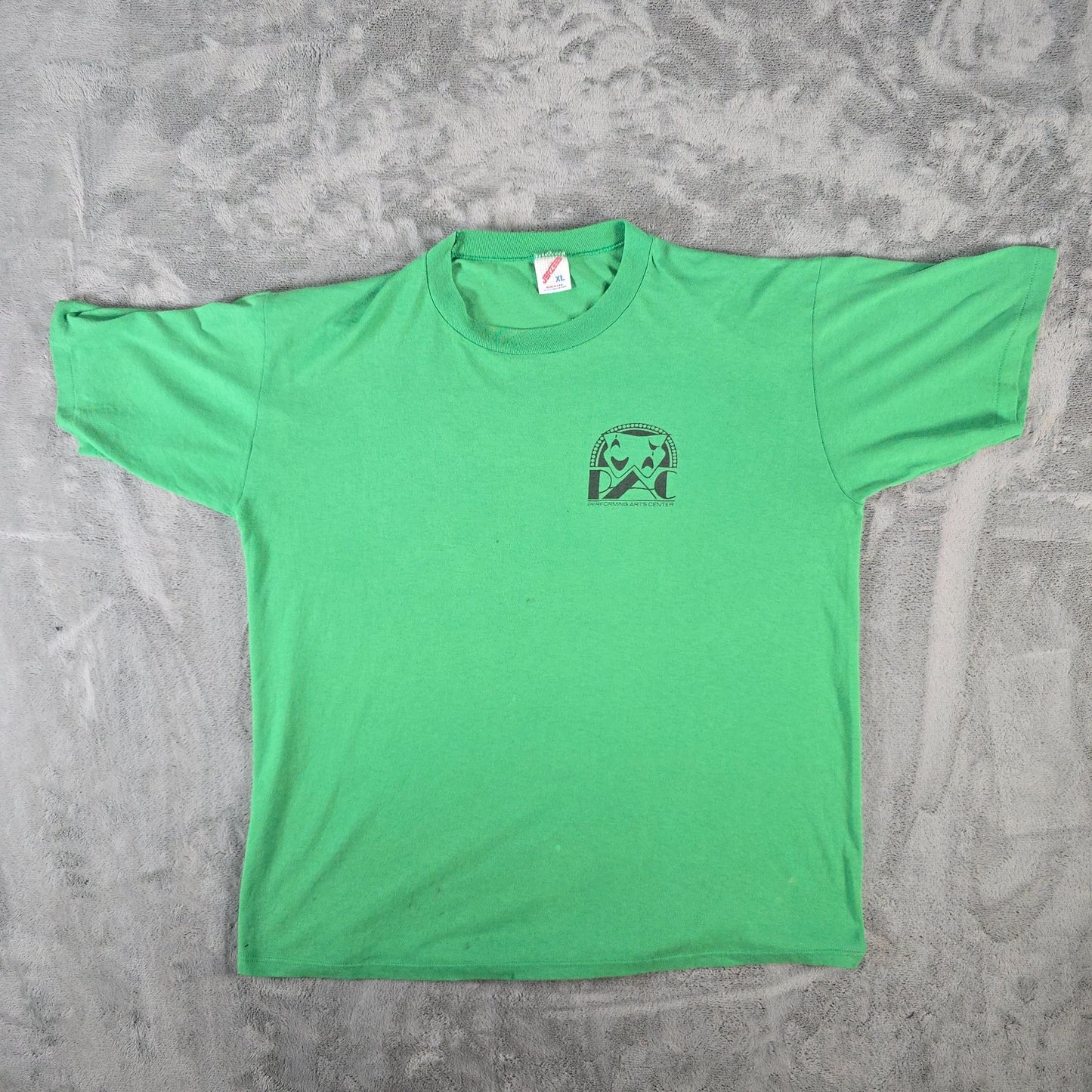 Vintage 1993 Jerzees Performing Arts Center Carousel Musical T-Shirt (XL)