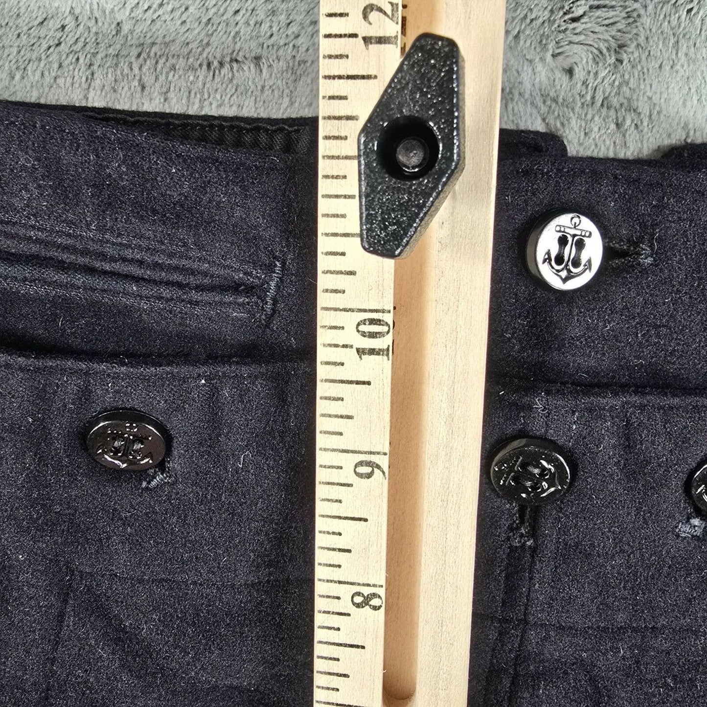 Vintage World War II Prentice Streamline Zipper Navy Cracker Jack Pants (29x26)
