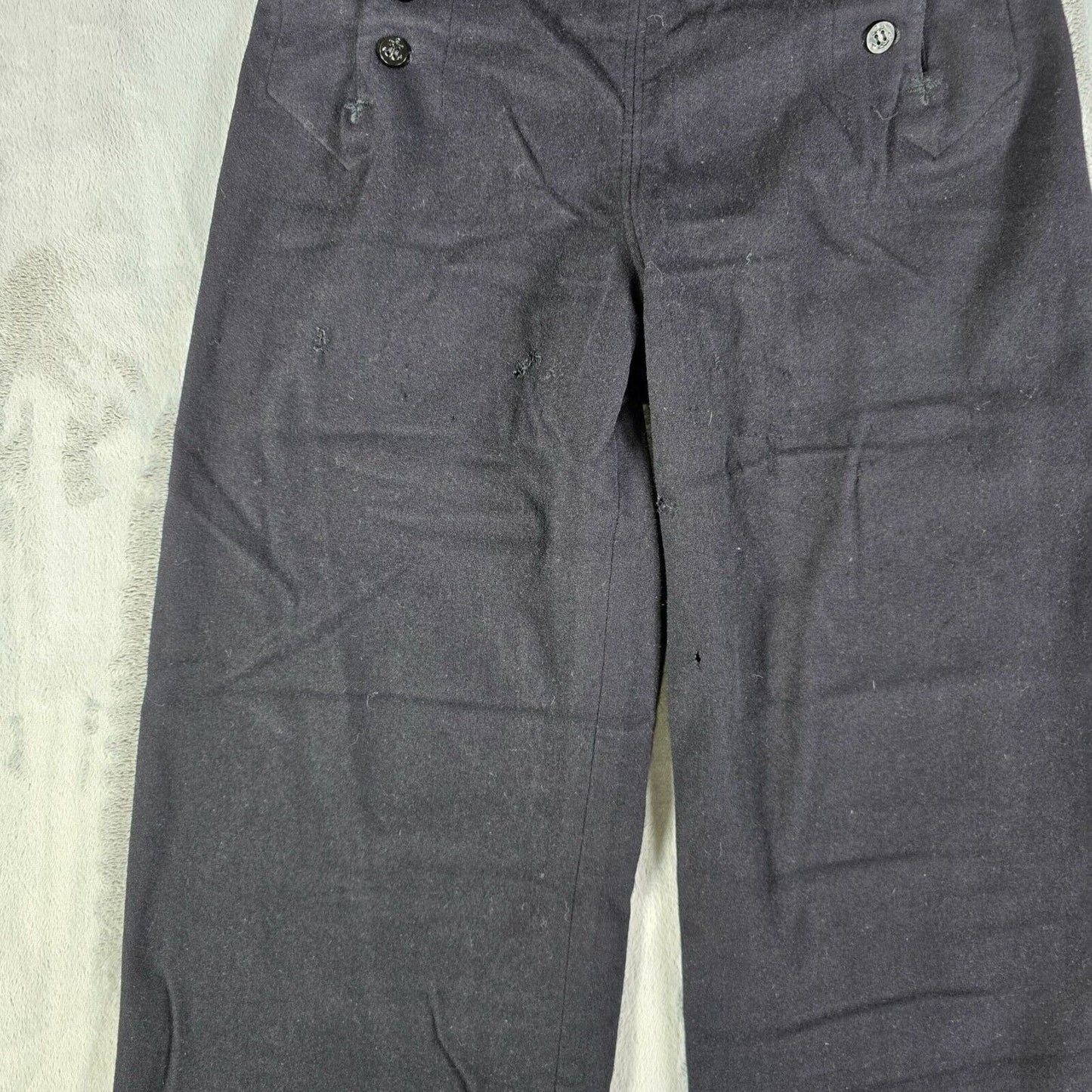 Vintage World War II Prentice Streamline Zipper Navy Cracker Jack Pants (29x26)