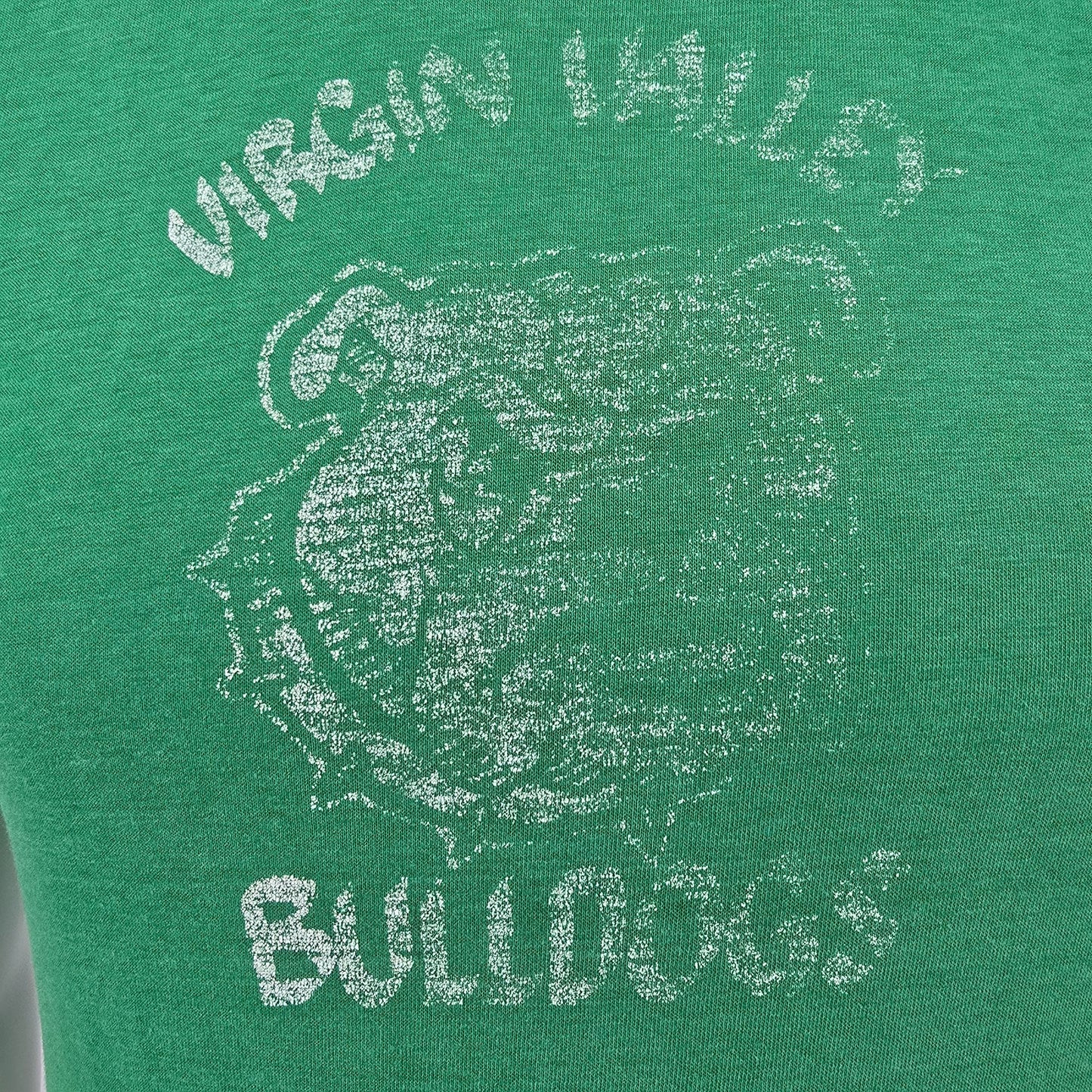 Distressed Vintage 1980s Virgin Valley Bulldogs Mesquite Nevada T-Shirt (S)
