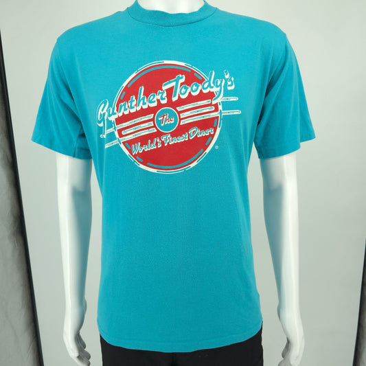 Vintage 1980s Gulf Coast Sportswear Gunther Toody's Colorado Diner T-Shirt (M/L)
