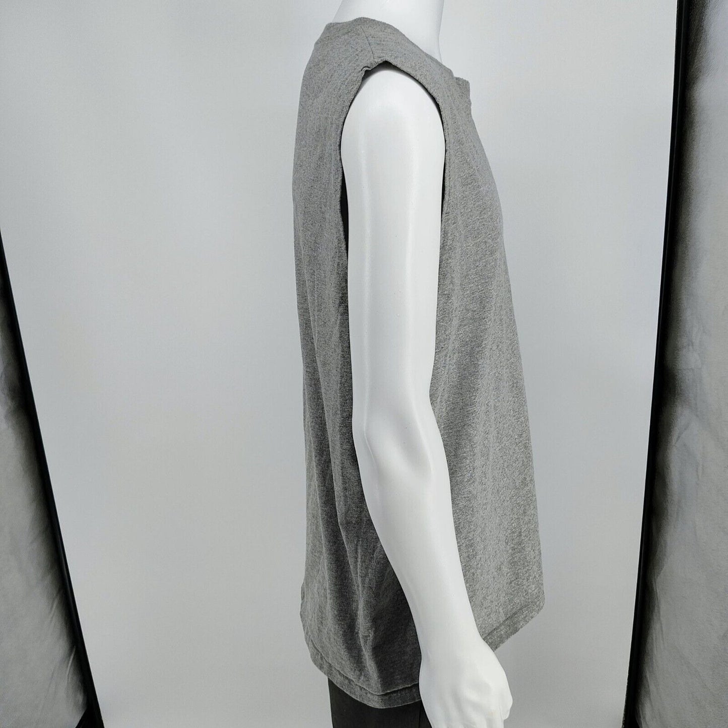 Vintage  Made in USA Nike Basketball Gray Sleeveless Tank (Large)
