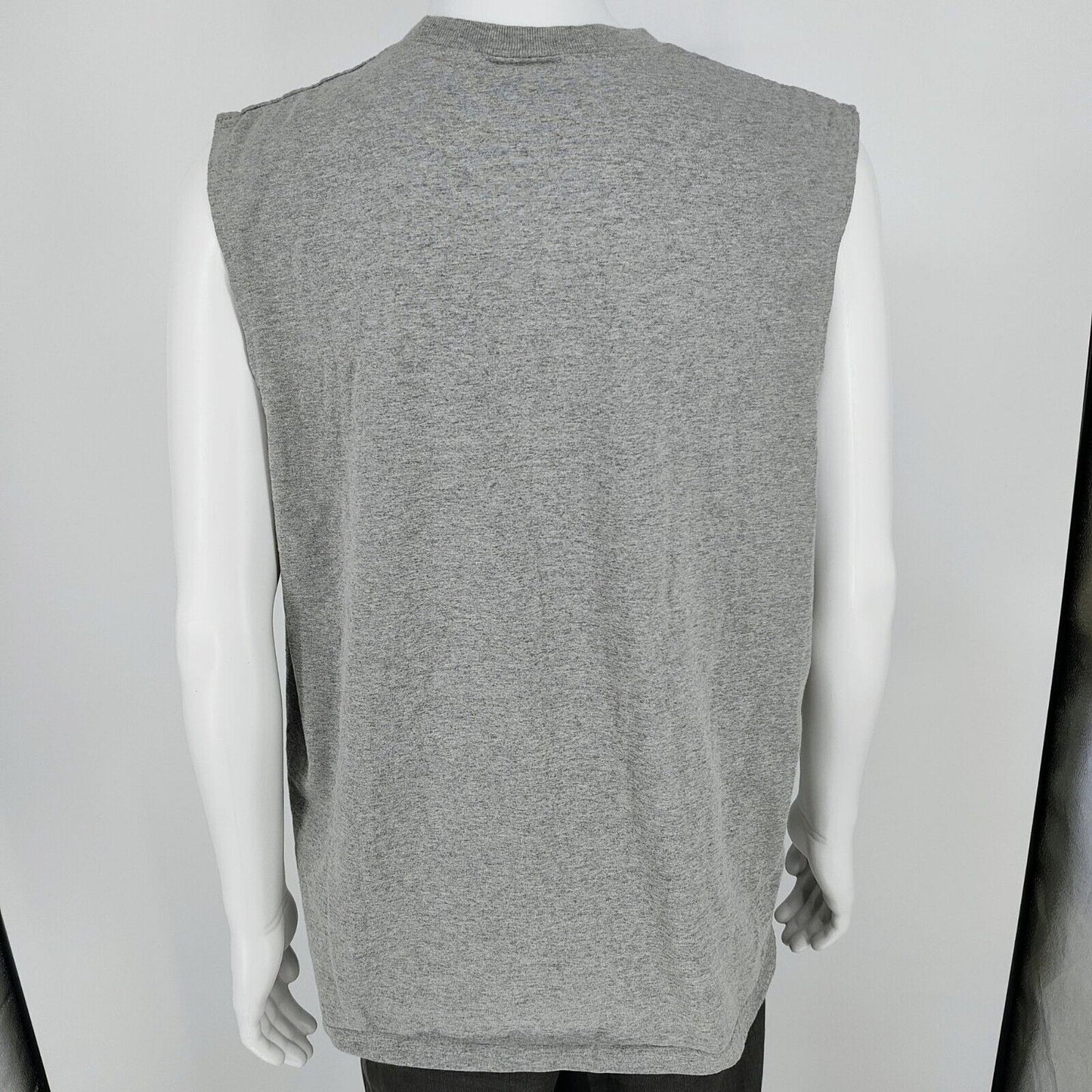 Vintage  Made in USA Nike Basketball Gray Sleeveless Tank (Large)