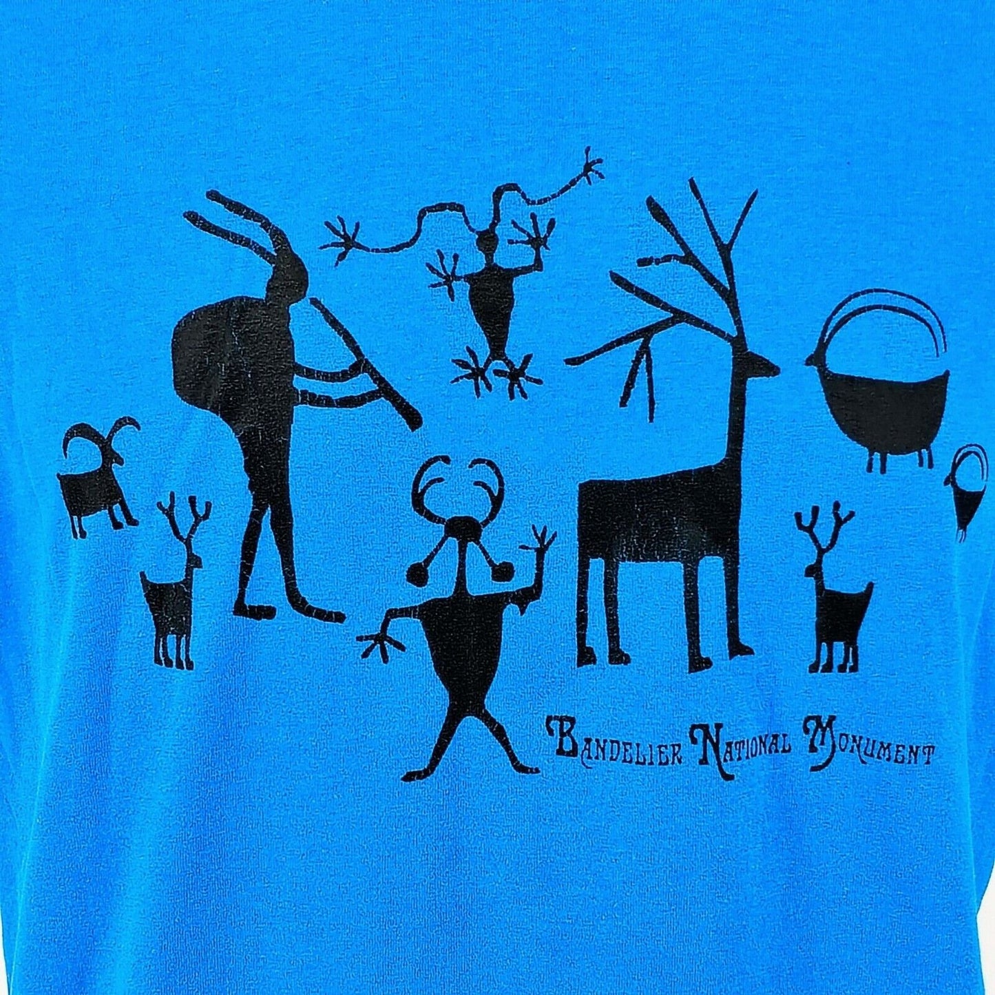 Vintage 1990s Single Stitch Bandelier National Monument Kokopelli T-Shirt (L)