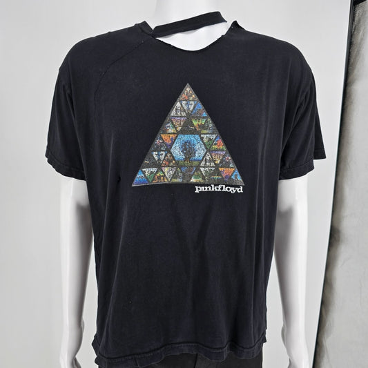 Thrashed 2000s Chaser Pink Floyd Made in USA Prism Graphic Band T-Shirt (XL)