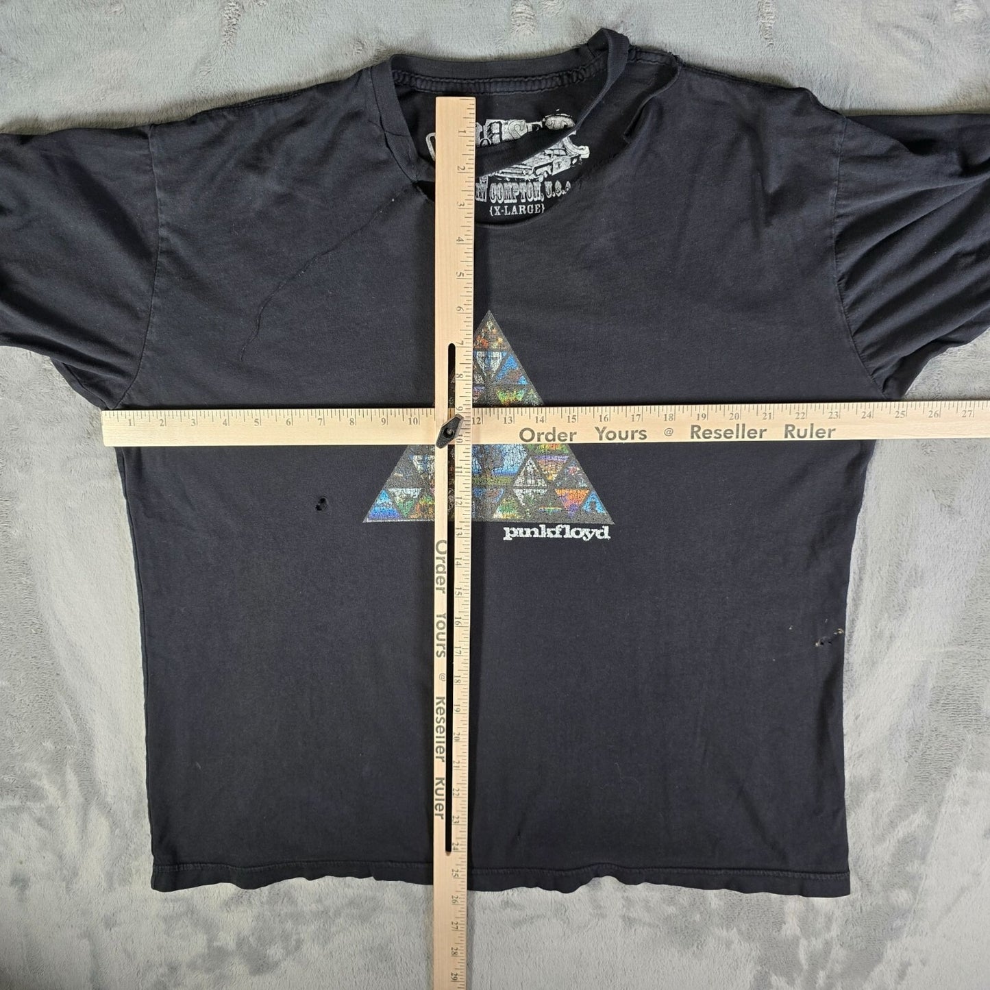 Thrashed 2000s Chaser Pink Floyd Made in USA Prism Graphic Band T-Shirt (XL)