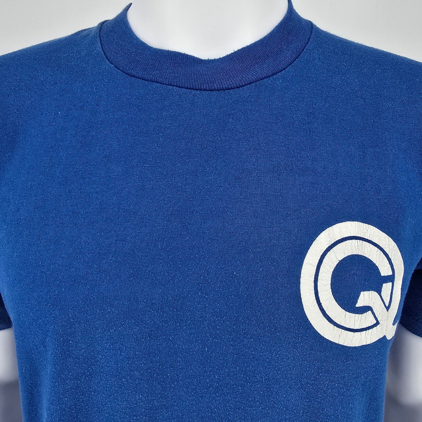 Vintage 1980s Velva Sheen Heekin Can Plant 9 Quality Control Team T-Shirt (M)