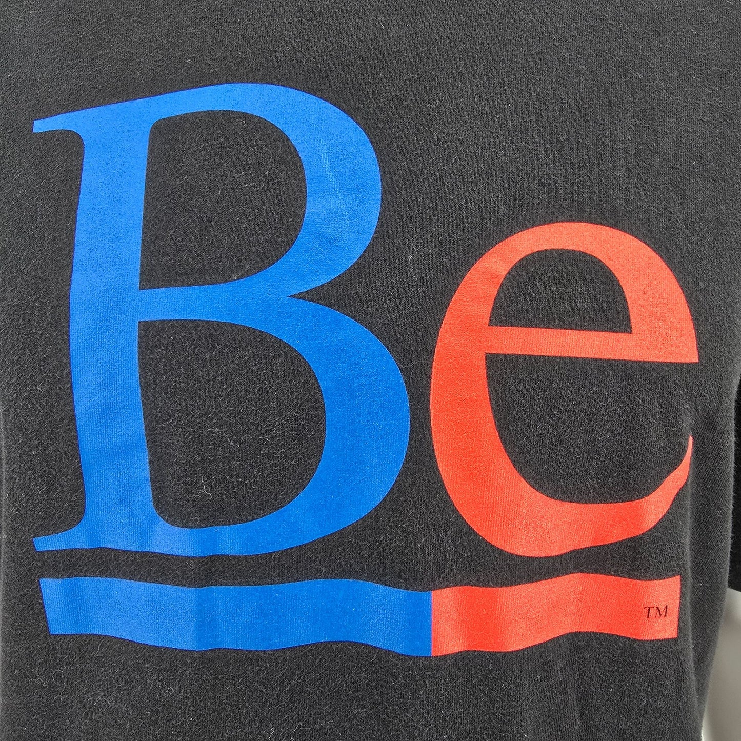 Vintage 1990s Hanes Beefy-T Black Be Inc. BeOS/BeBox Techware T-Shirt (L/XL)
