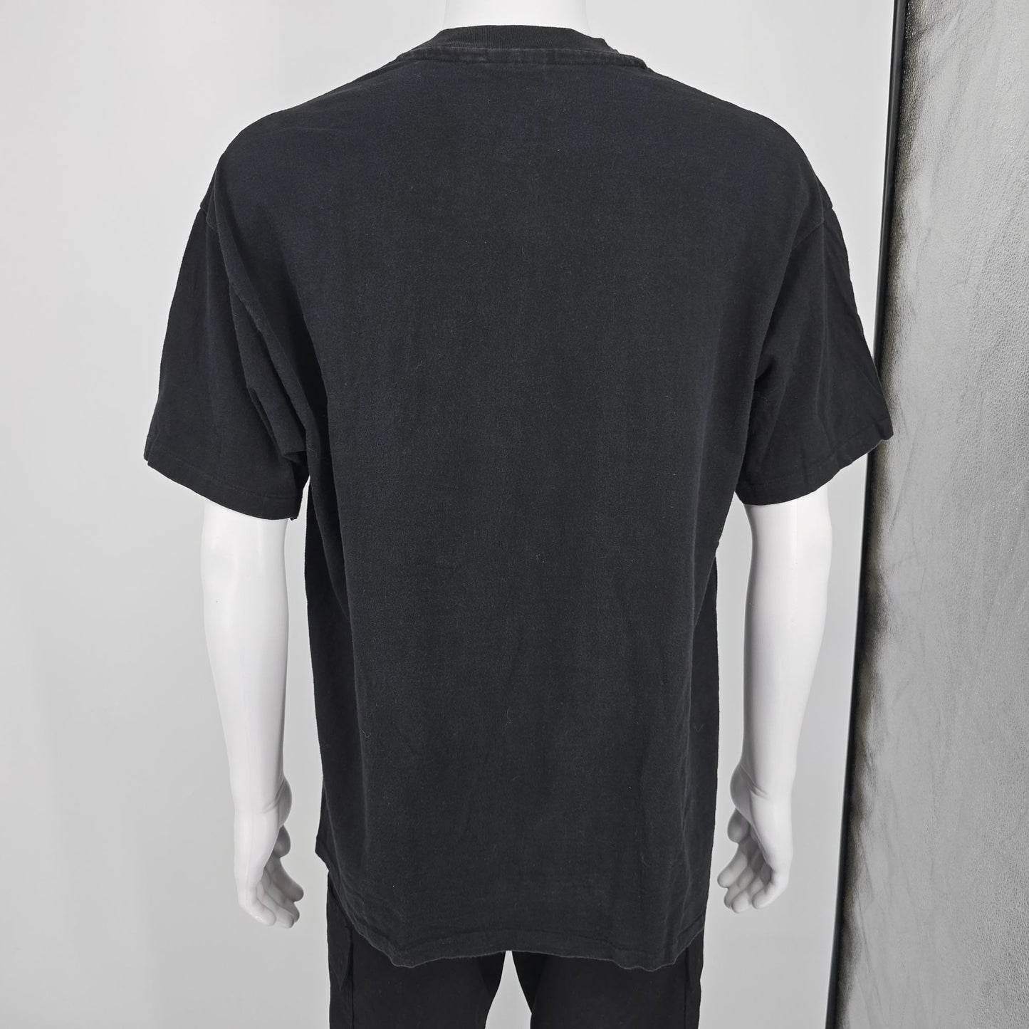Vintage 1990s Hanes Beefy-T Black Be Inc. BeOS/BeBox Techware T-Shirt (L/XL)