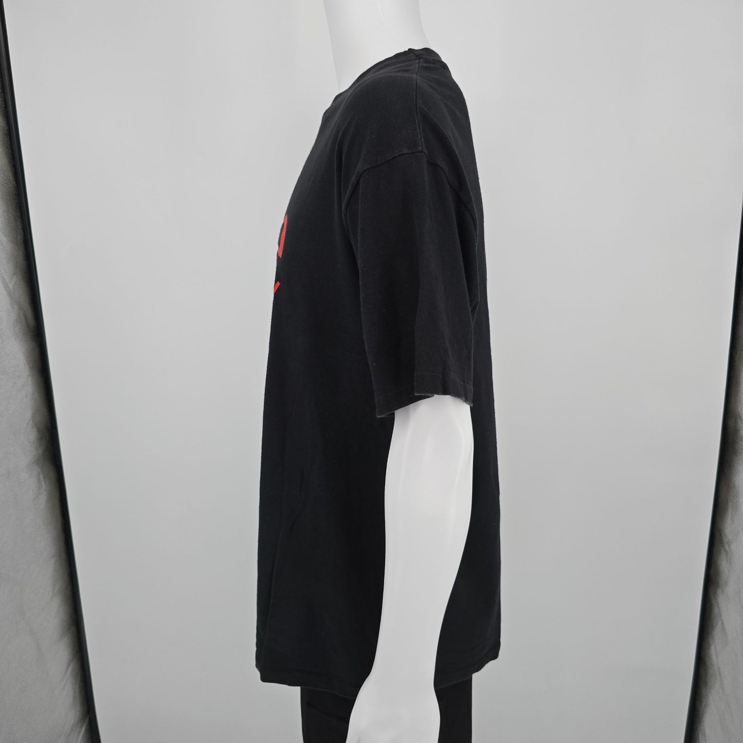 Vintage 1990s Hanes Beefy-T Black Be Inc. BeOS/BeBox Techware T-Shirt (L/XL)
