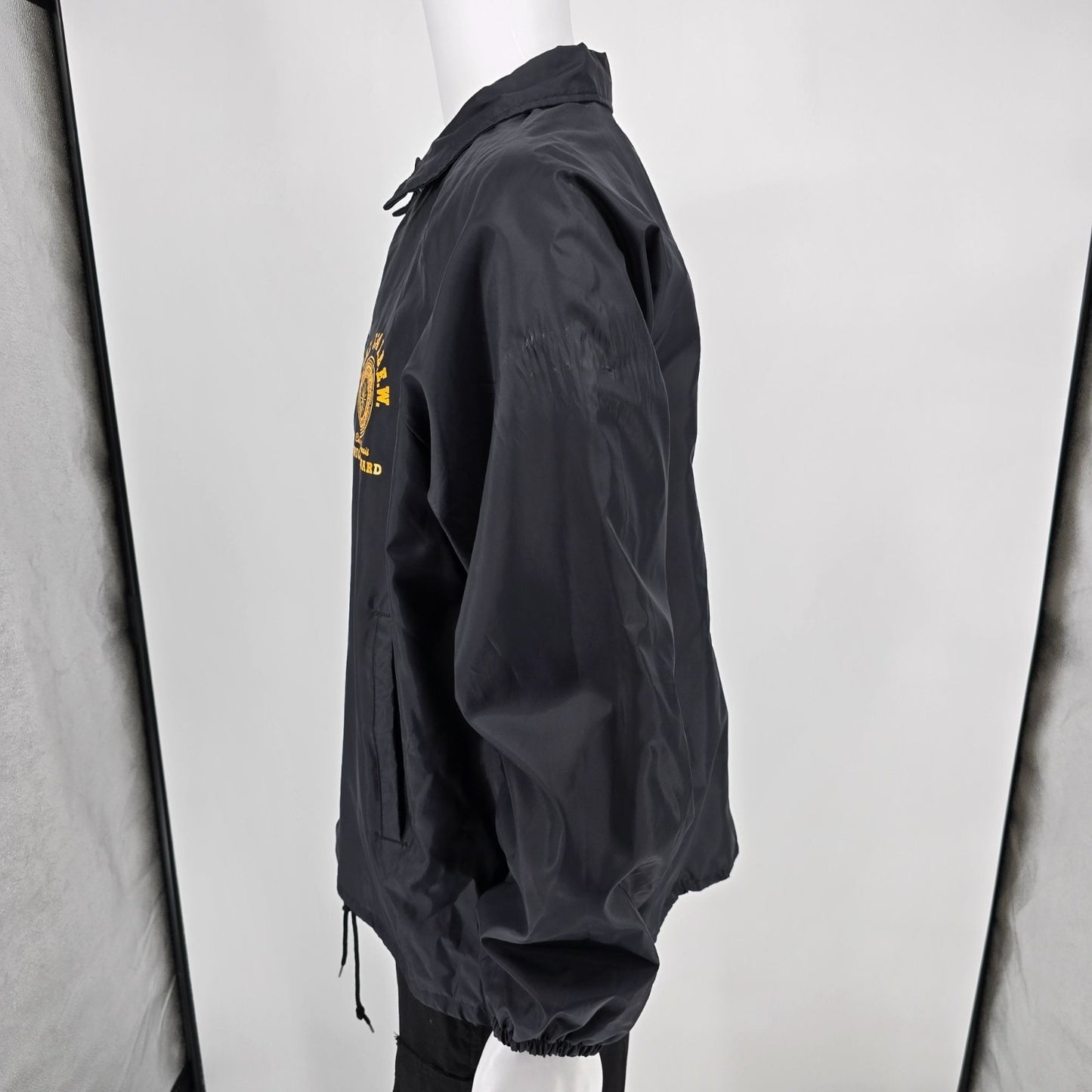 Vintage 1990s Nemesis Chicago Local 134 I.B.E.W. Union Steward Coach Jacket (L)