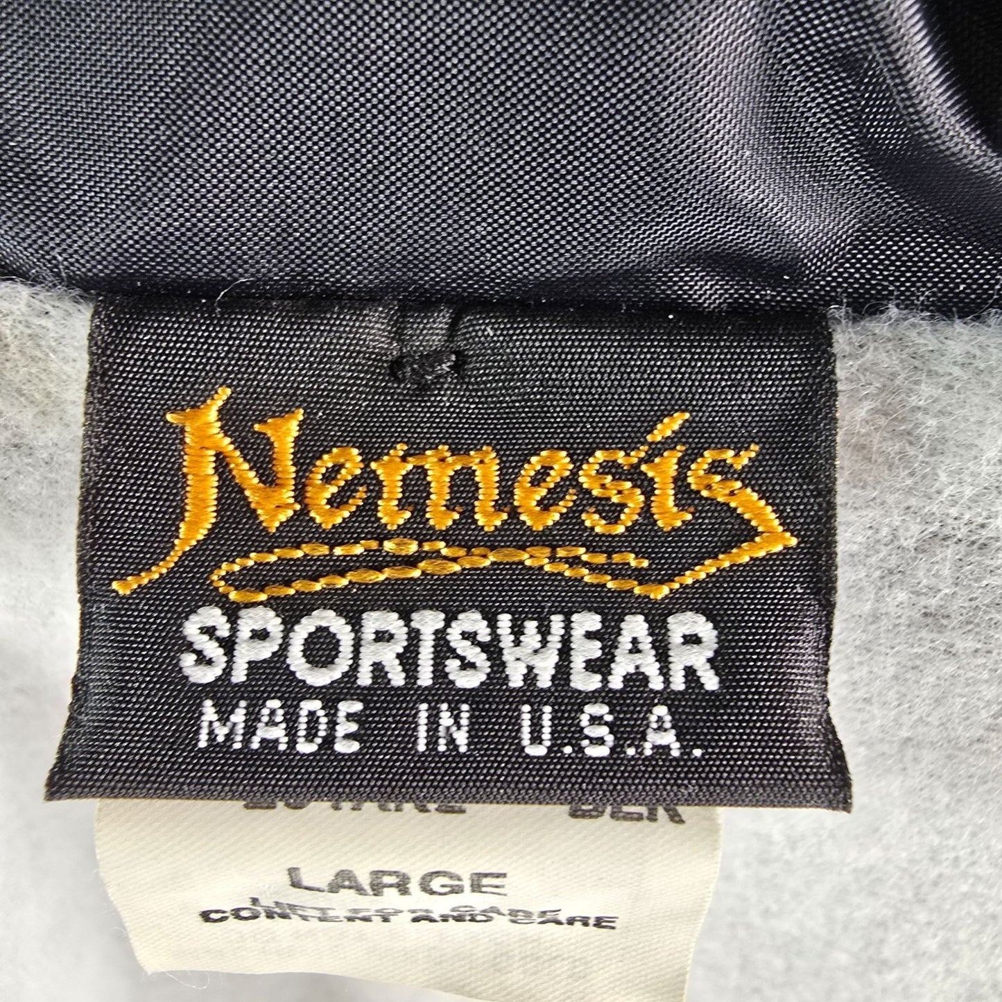 Vintage 1990s Nemesis Chicago Local 134 I.B.E.W. Union Steward Coach Jacket (L)