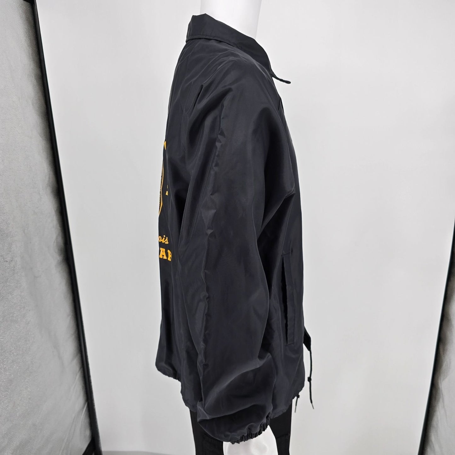 Vintage 1990s Nemesis Chicago Local 134 I.B.E.W. Union Steward Coach Jacket (L)