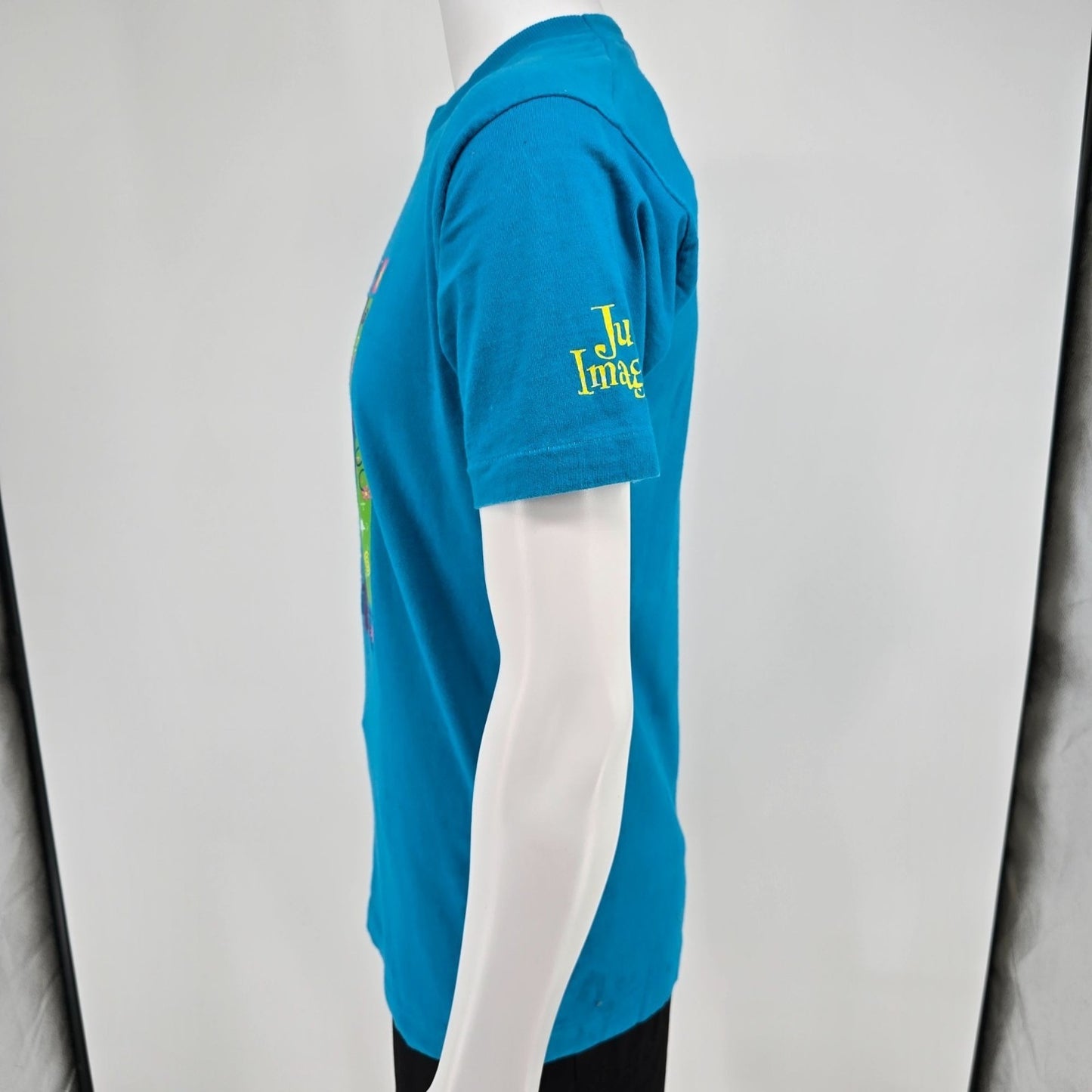 Vintage 1990s Girl Scouts 1998 "Just Imagine" Single Stitch Blue T-Shirt (M)