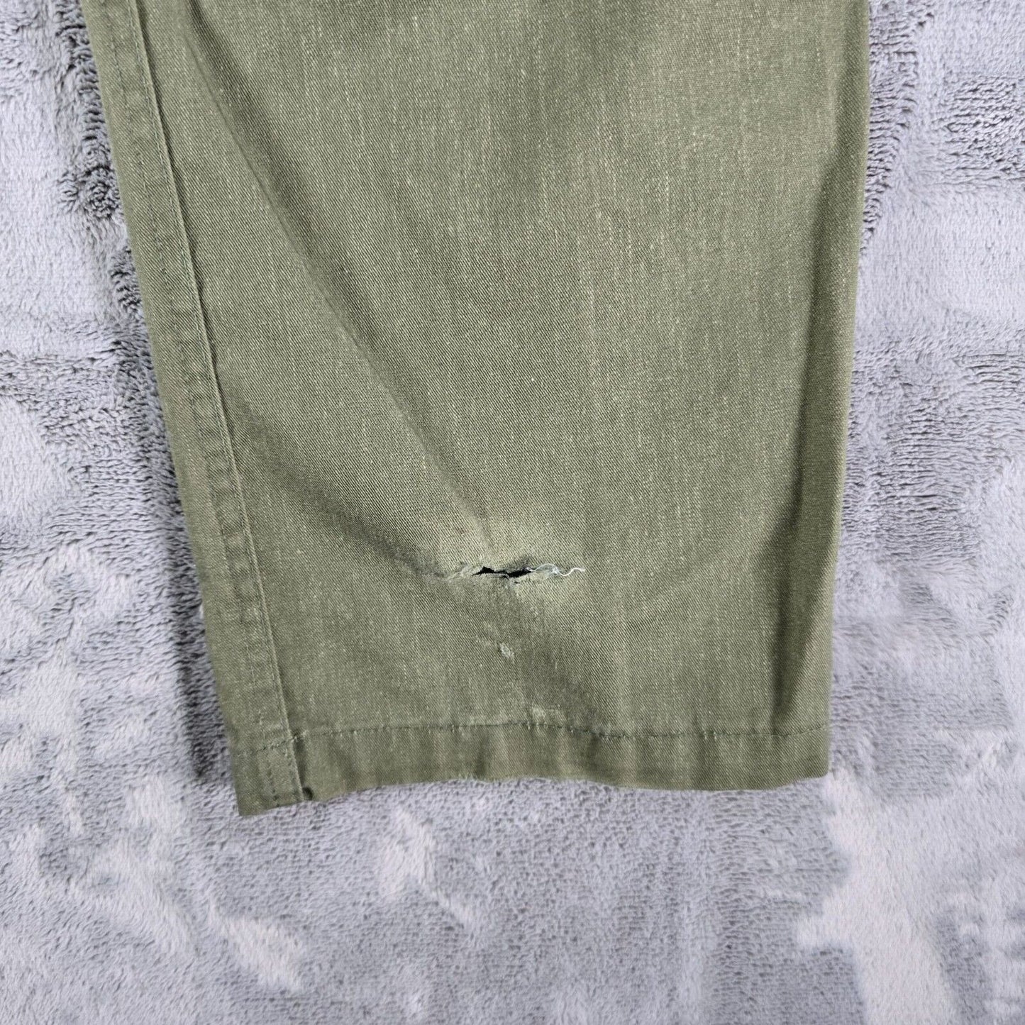 Vintage 1970s U.S Army Green OG-506 Utility Durable Press Trousers (32x32)
