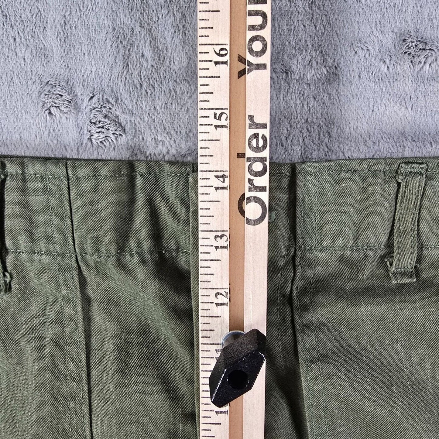 Vintage 1970s U.S Army Green OG-506 Utility Durable Press Trousers (32x32)