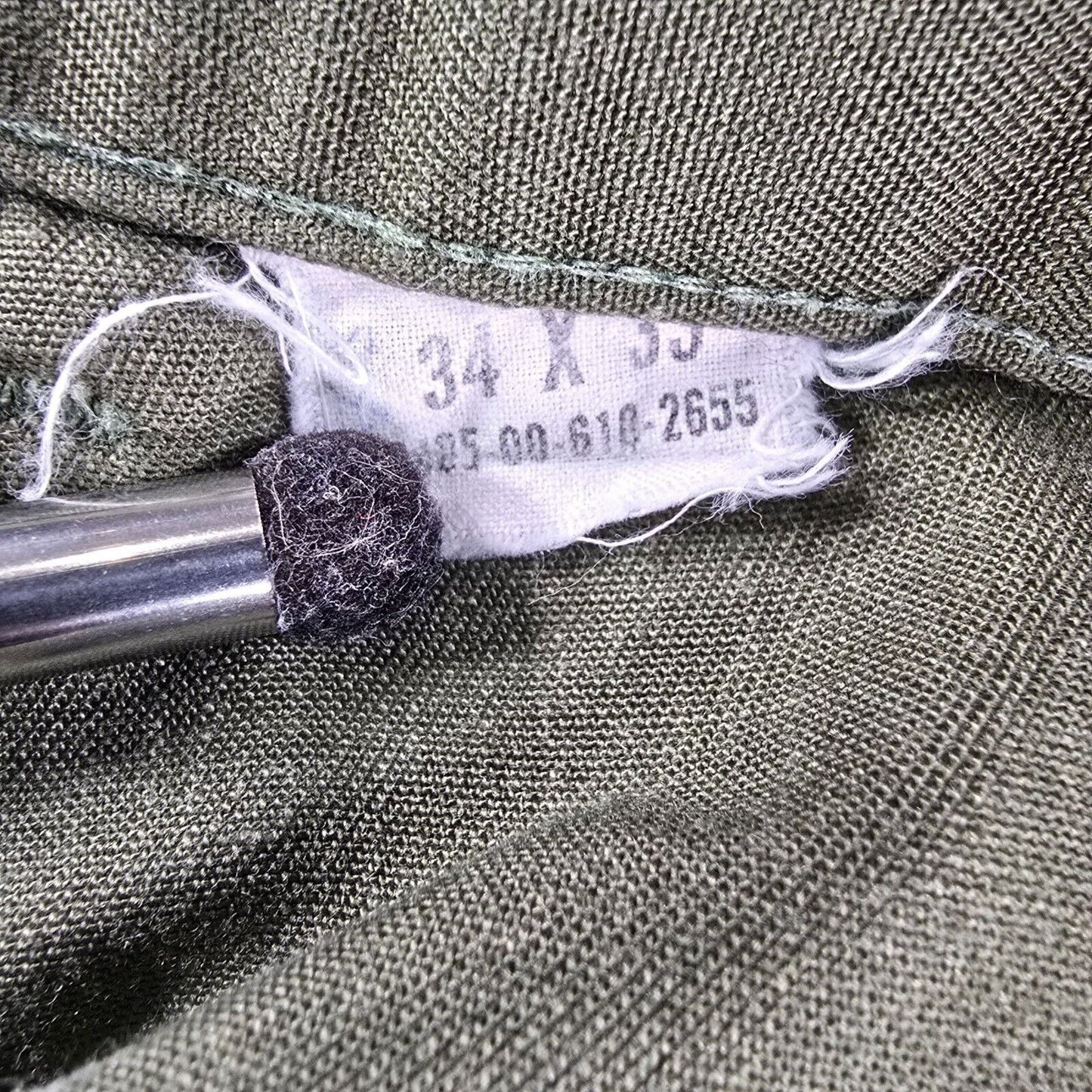 Vintage 1970s U.S Army Green OG-506 Utility Durable Press Trousers (32x32)
