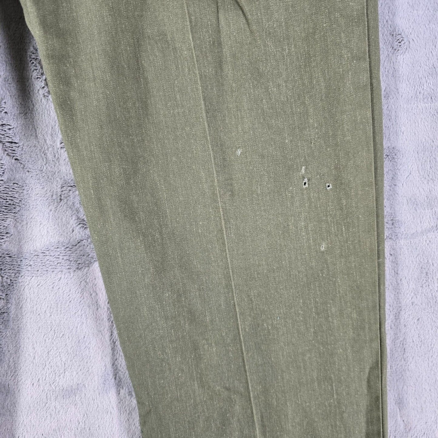 Vintage 1970s U.S Army Green OG-506 Utility Durable Press Trousers (32x32)