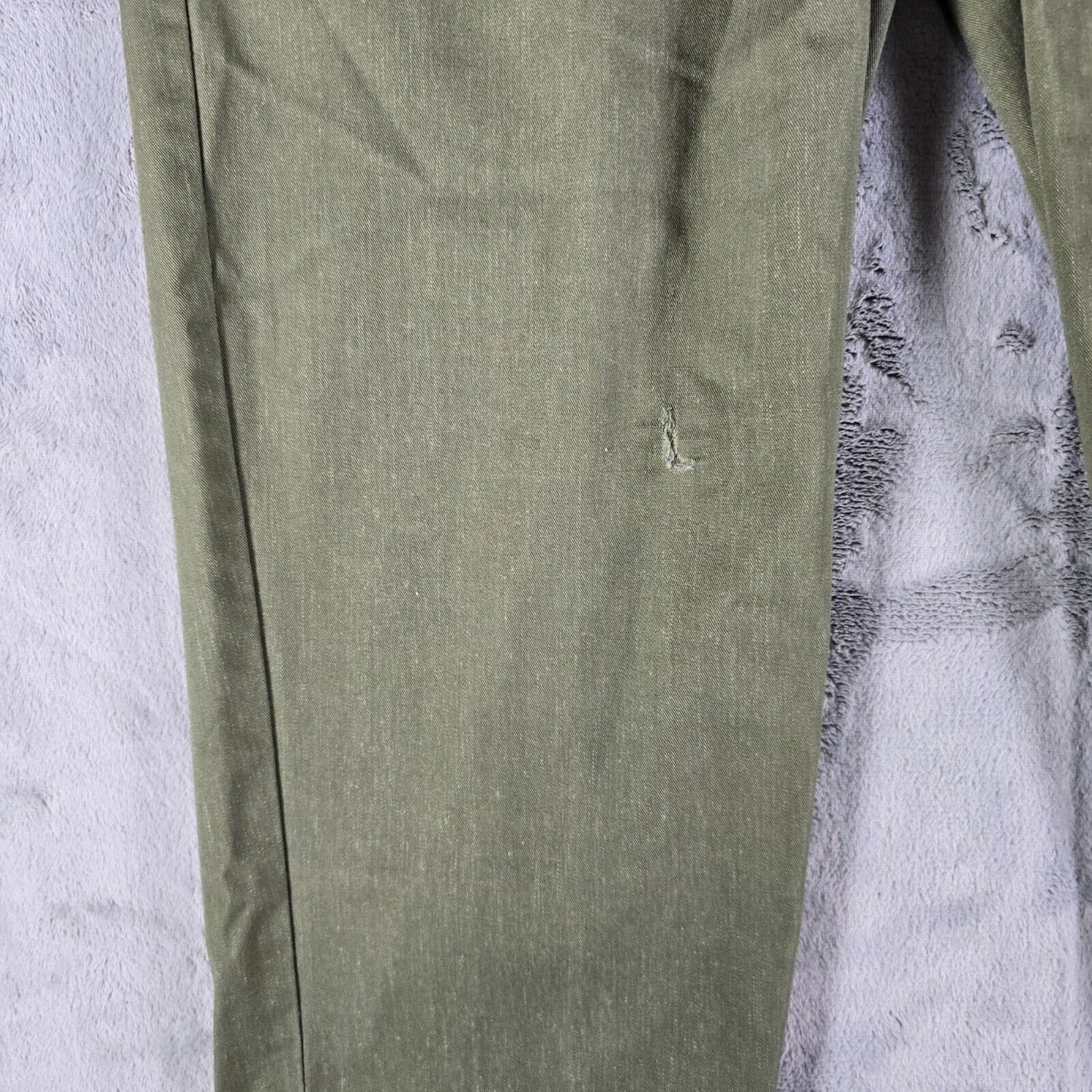 Vintage 1970s U.S Army Green OG-506 Utility Durable Press Trousers (32x32)