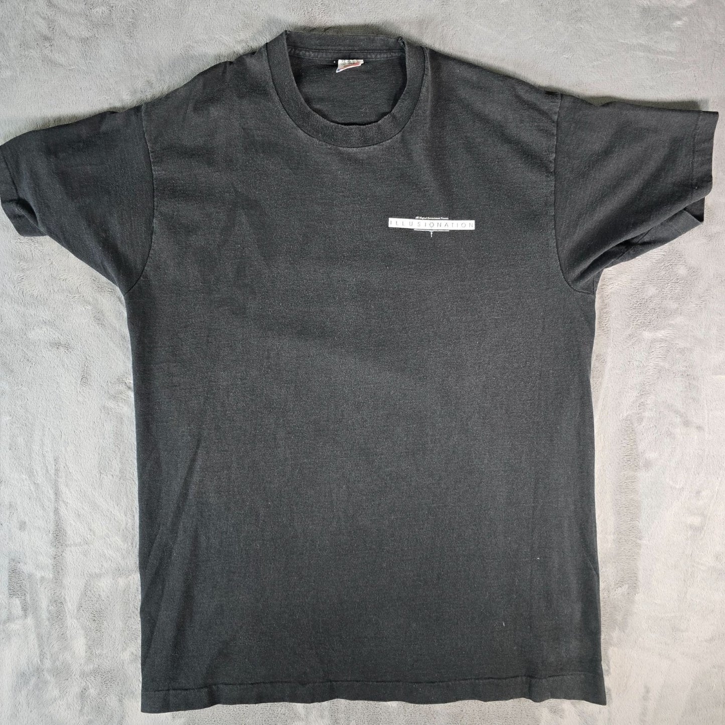 Vintage 1990s JBS Magical Entertainment Illusionation "Crew" T-Shirt (L/XL)