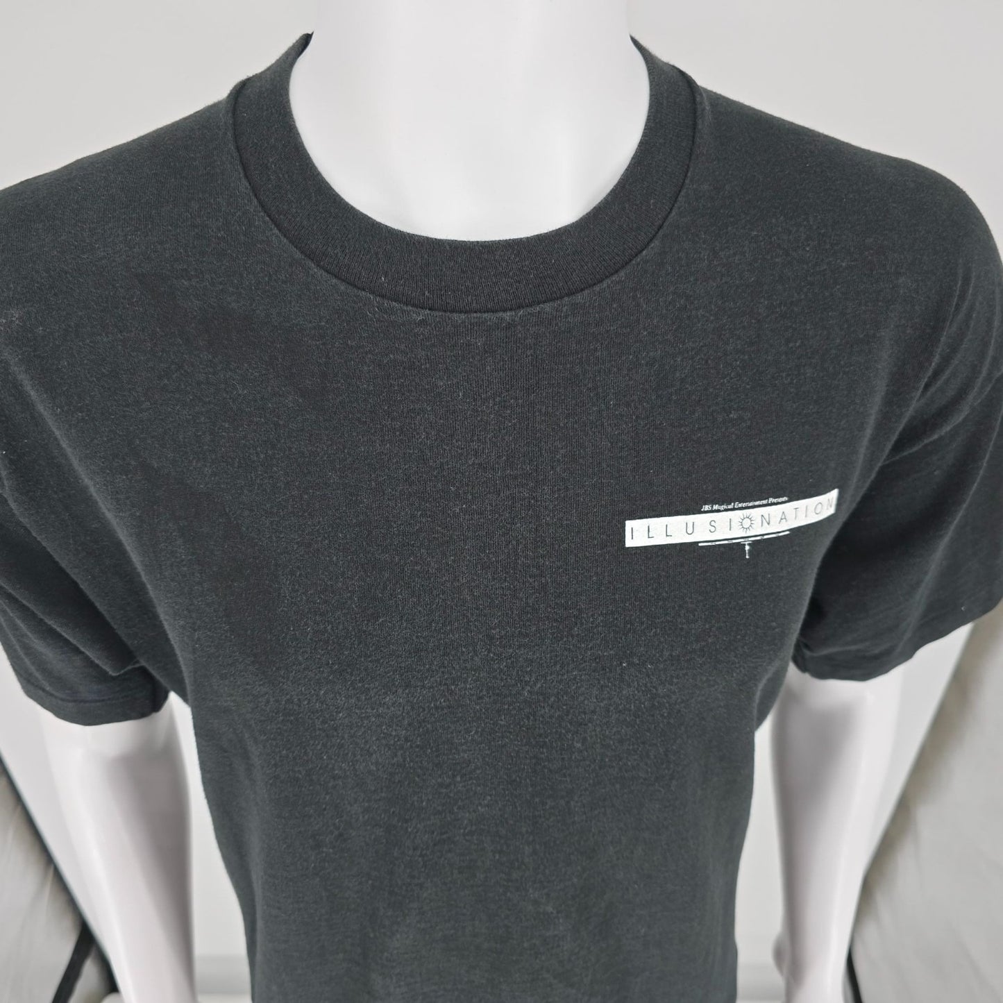 Vintage 1990s JBS Magical Entertainment Illusionation "Crew" T-Shirt (L/XL)