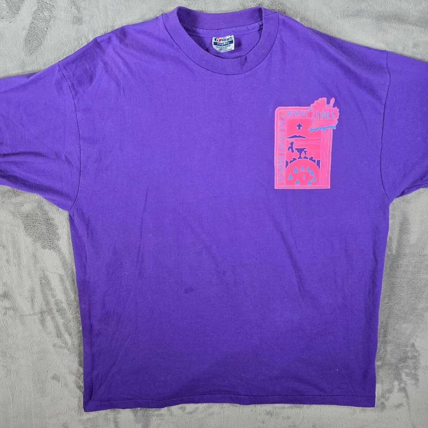 Vintage 1992 Sycamore Canyon Encampment Grand Canyon Council T-Shirt (XL/XXL)