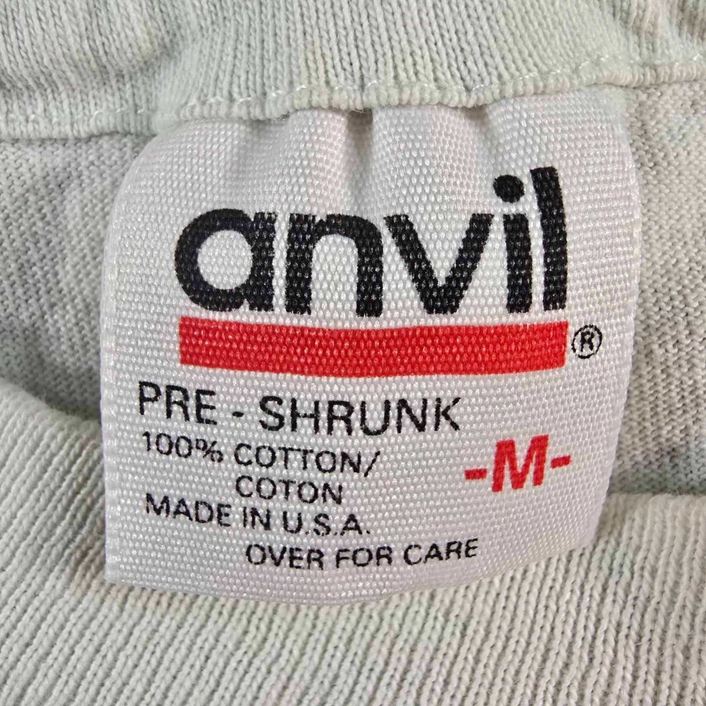 Vintage 1990s Anvil Pale Mint Floral Rehoboth Beach Delaware T-Shirt (S/M)