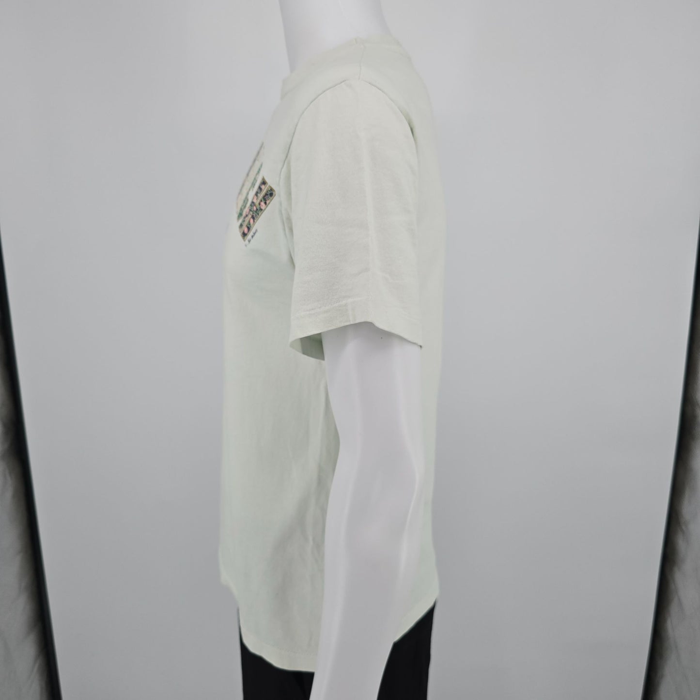 Vintage 1990s Anvil Pale Mint Floral Rehoboth Beach Delaware T-Shirt (S/M)