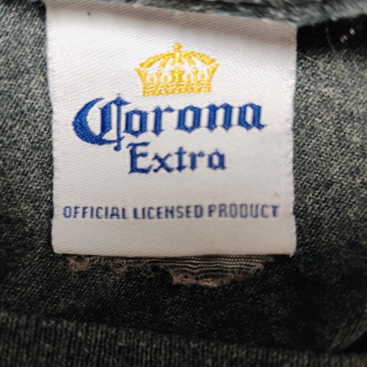 Corona Extra Riviera Maya Mexico Mayan Calendar Gray Graphic T-Shirt (Large)