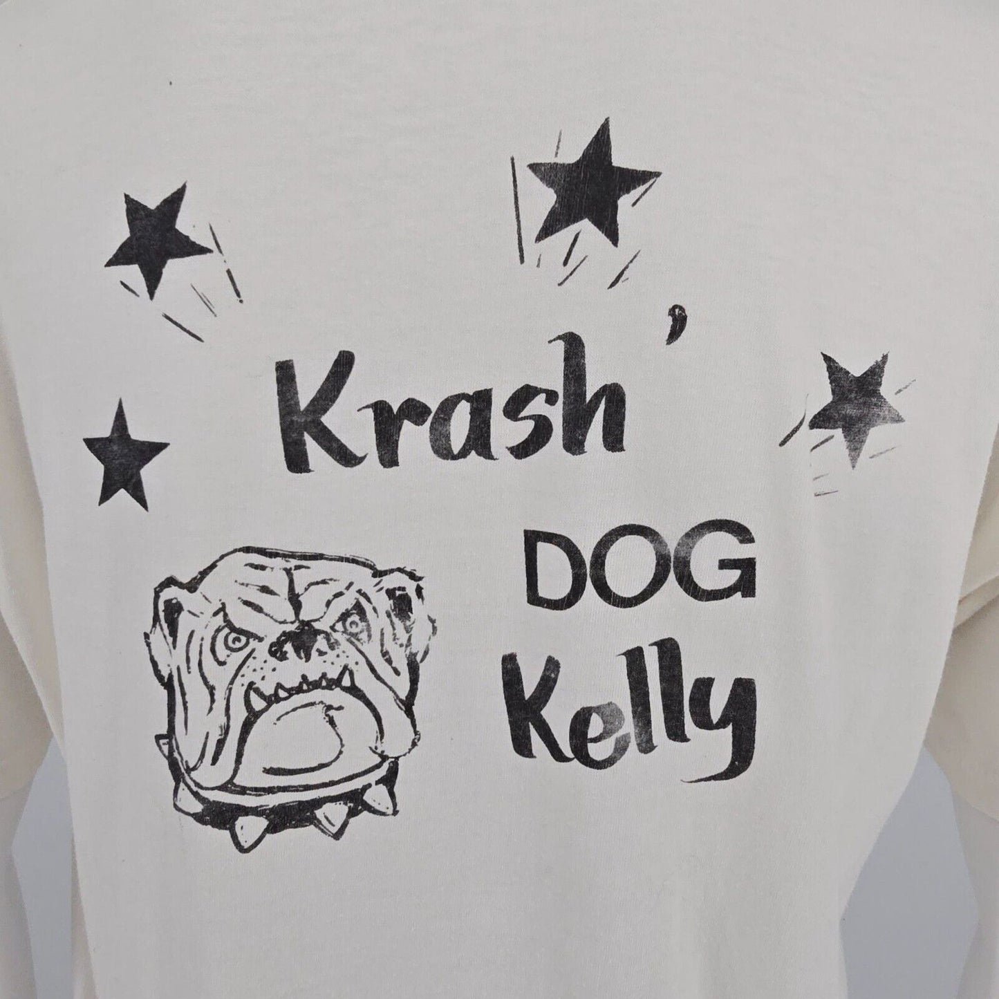 Vintage 1980s Sportswear #1 Mr. Chicken + Ribs "Krash Dog Kelly" Polo Shirt (L)