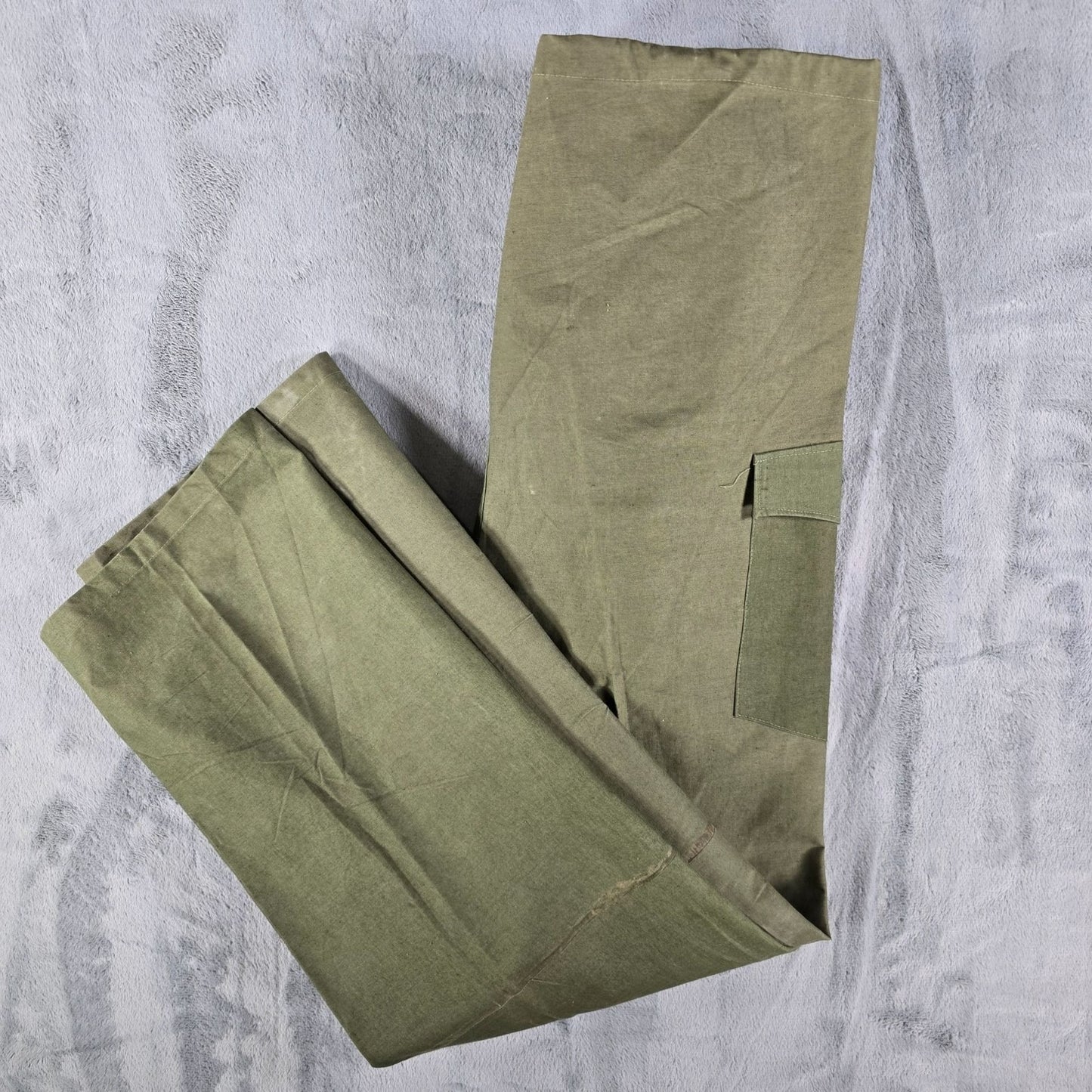 RARE Vintage 1960s U.S. Army Vietnam War DIY Class 3 Waterproof Wet Bag Pants -40x29