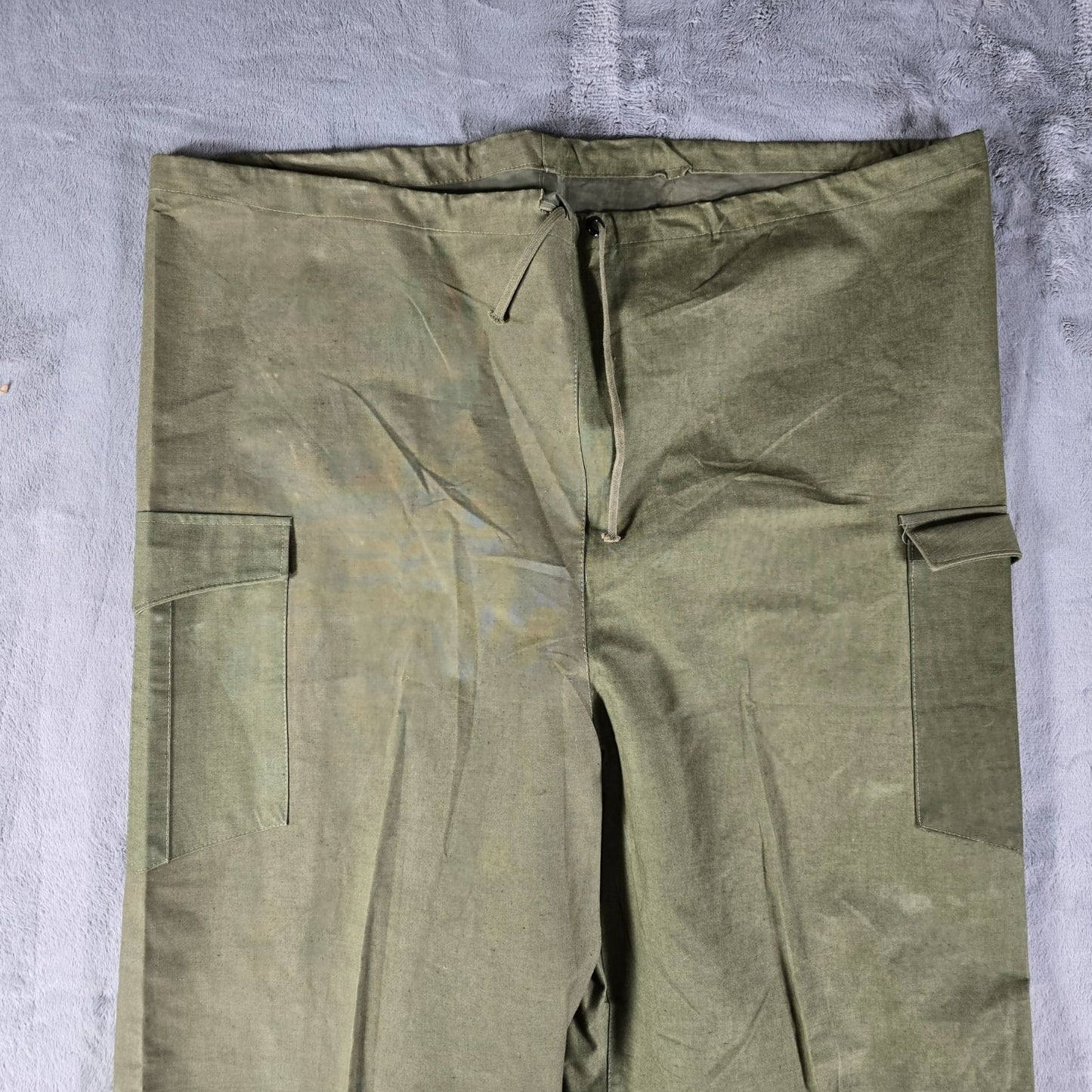 RARE Vintage 1960s U.S. Army Vietnam War DIY Class 3 Waterproof Wet Bag Pants -40x29
