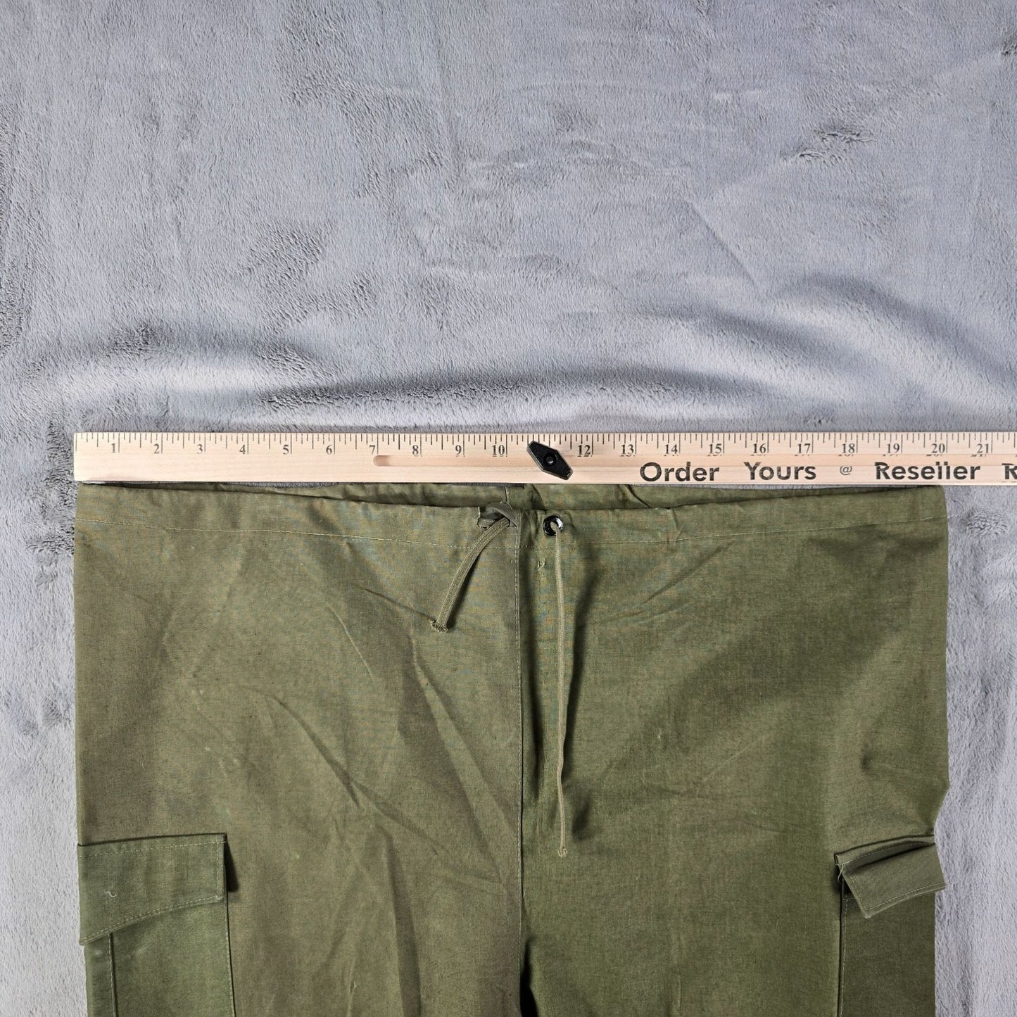 RARE Vintage 1960s U.S. Army Vietnam War DIY Class 3 Waterproof Wet Bag Pants -40x29