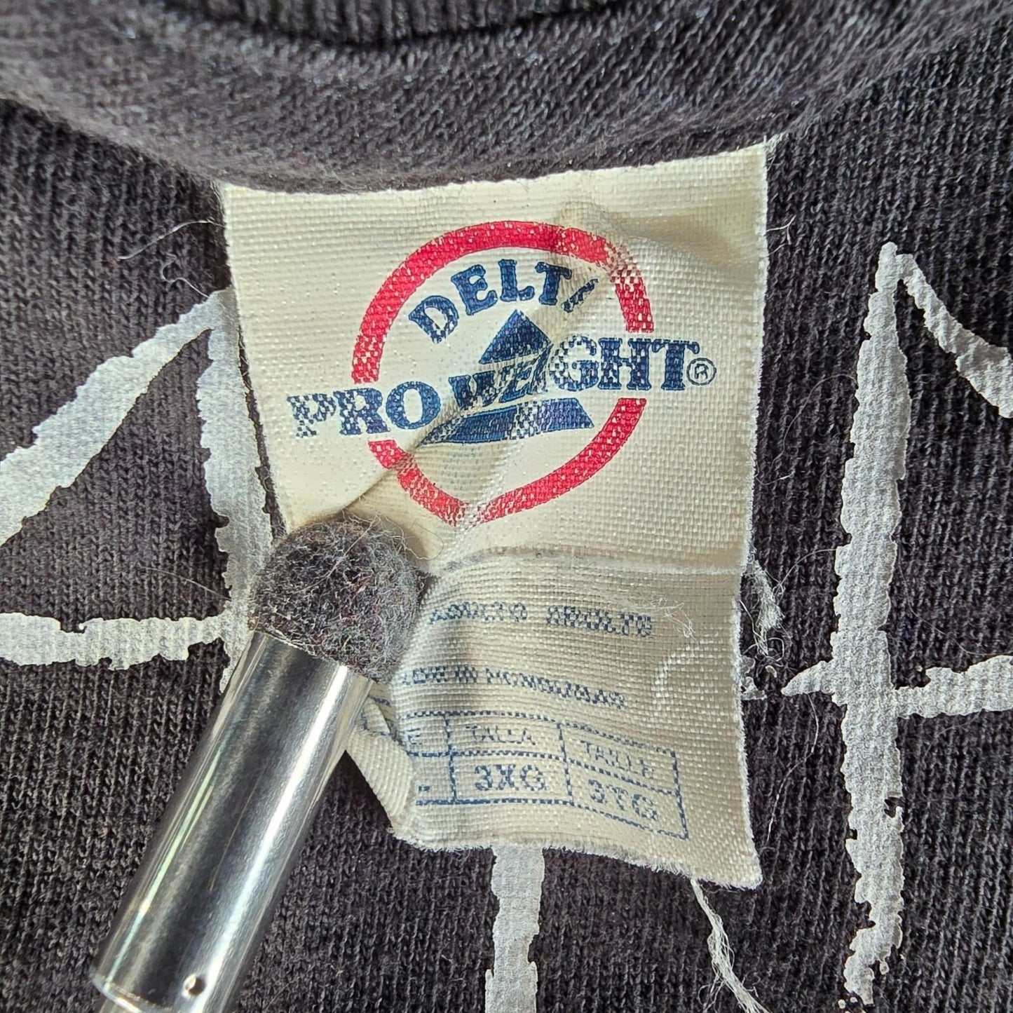 2010s Delta Pro Weight 3.14 Pi vs. Pie Faded Black Graphic T-Shirt (2XL/3XL)