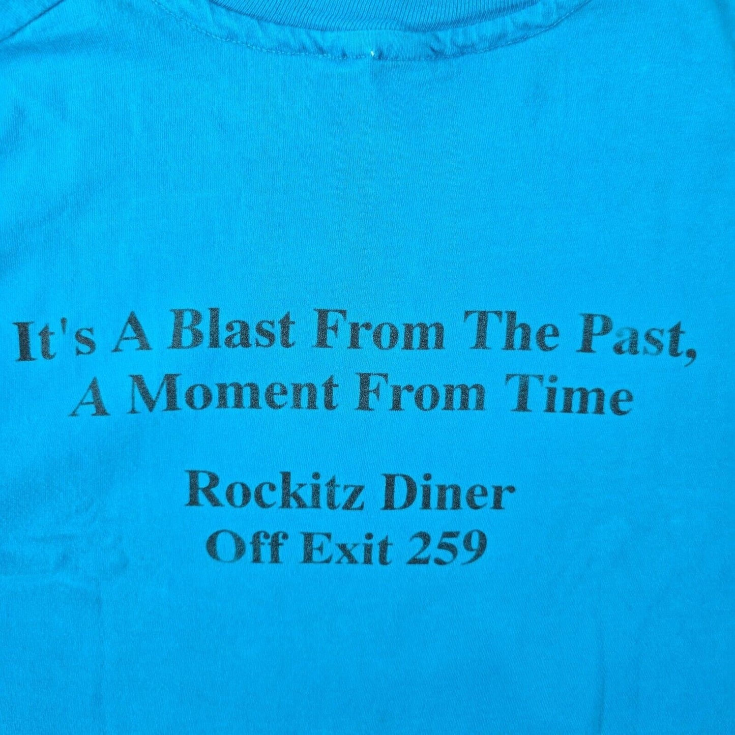Vintage 90s Single Stitch Rockitz Diner West Liberty, Iowa Graphic T-Shirt (M/L)