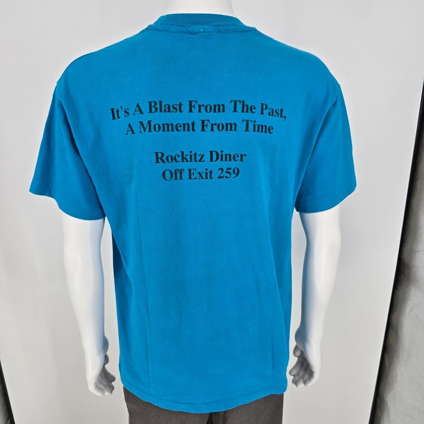 Vintage 90s Single Stitch Rockitz Diner West Liberty, Iowa Graphic T-Shirt (M/L)