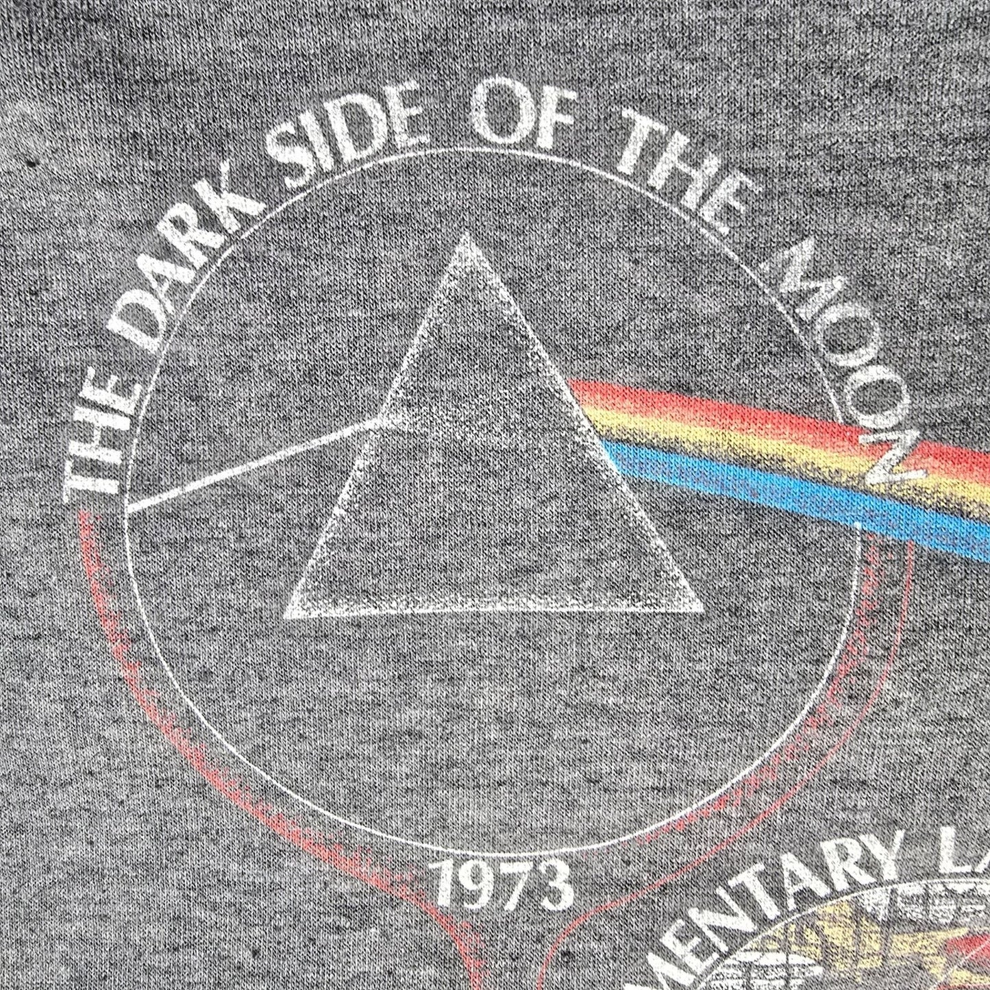 Distressed Vintage 1987 Pink Floyd A Momentary Lapse of Reason Gray T-Shirt (M)