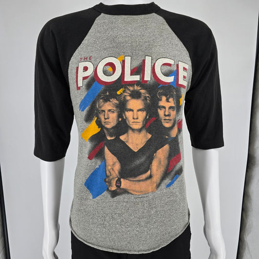 Vintage 1980s The Police Synchronicity North America Tour 1983-1984 T-Shirt (M)