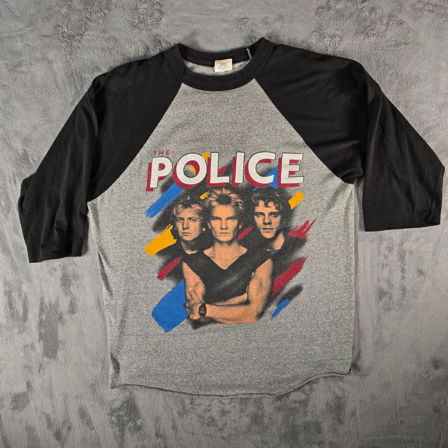 Vintage 1980s The Police Synchronicity North America Tour 1983-1984 T-Shirt (M)
