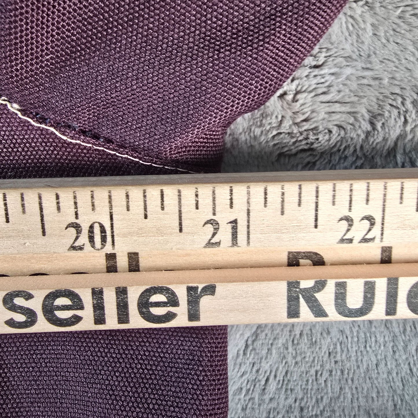 Vintage 1960s Misty Harbor Women's Plum Double-Breasted Mod Trench Coat (12p/L)