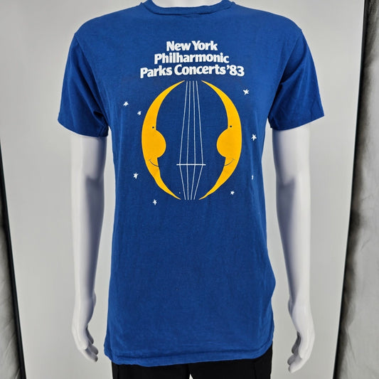 Vintage Screen Stars 1983 New York Philharmonic Parks Concerts '83 T-Shirt (M)