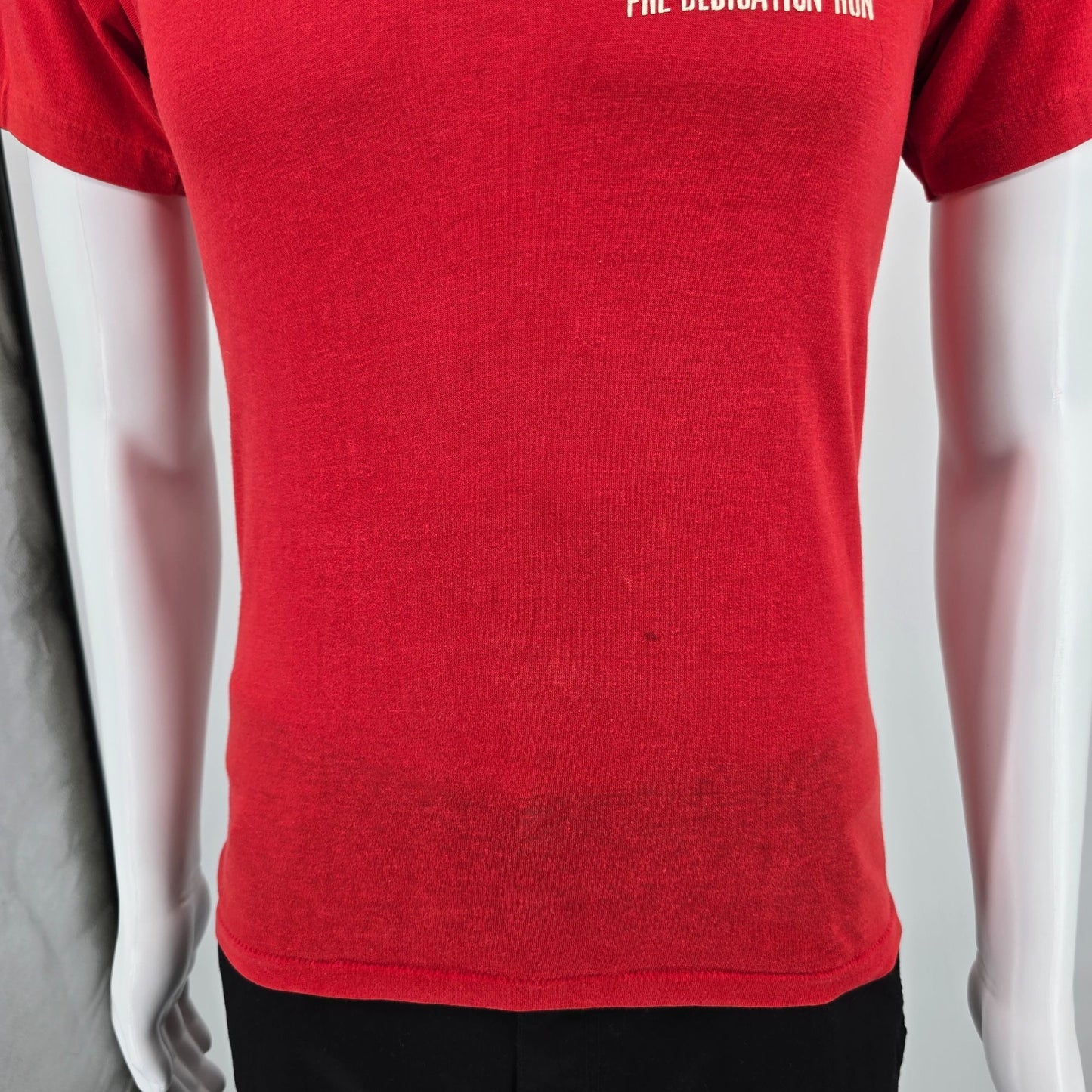 Vintage 1980s St. Elizabeth Hospital Danville Illinois 5K Run T-Shirt (S)