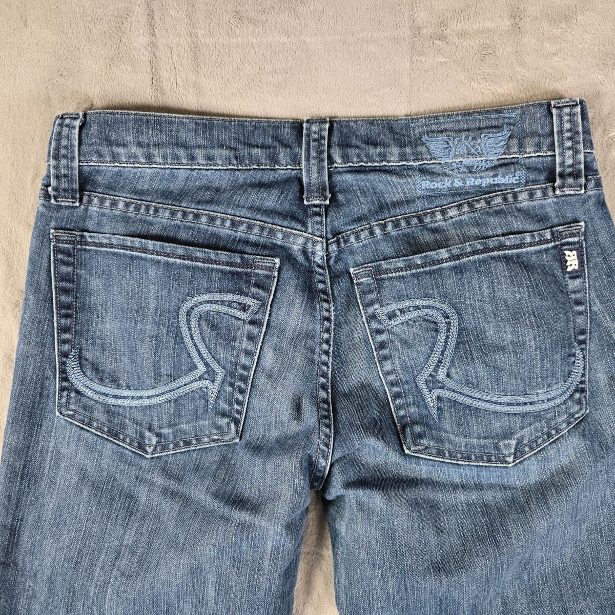 2000s Rock & Republic Los Angeles Made in USA Button Fly Jeans (32x34)