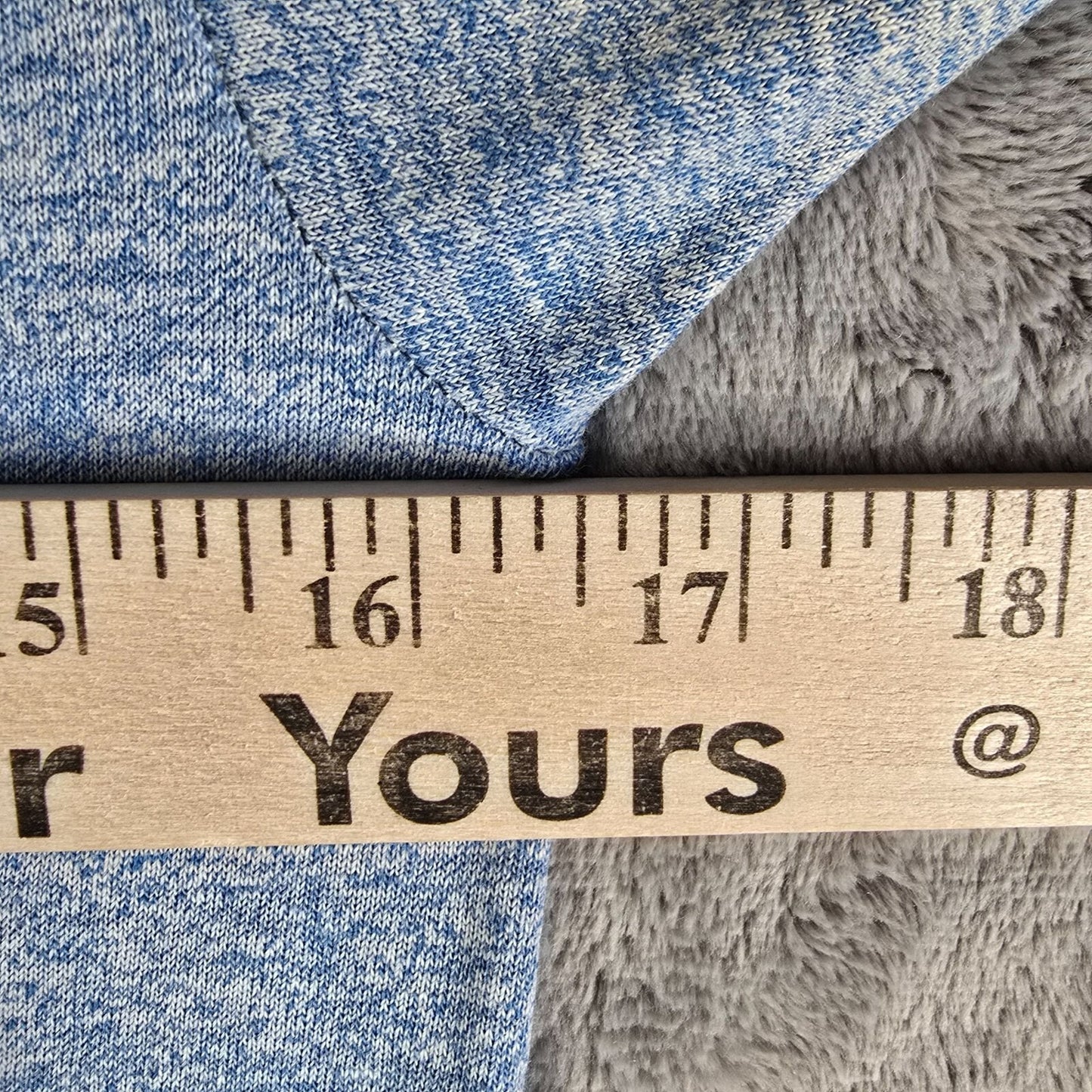 Vintage 1970s/1980s Worthington Industries Inc. Heather Blue Ringer T-Shirt (XS)