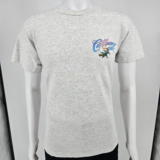 Vintage 1990s Caribbean Soul Damsel in Distress Lobster Graphic T-Shirt (L)